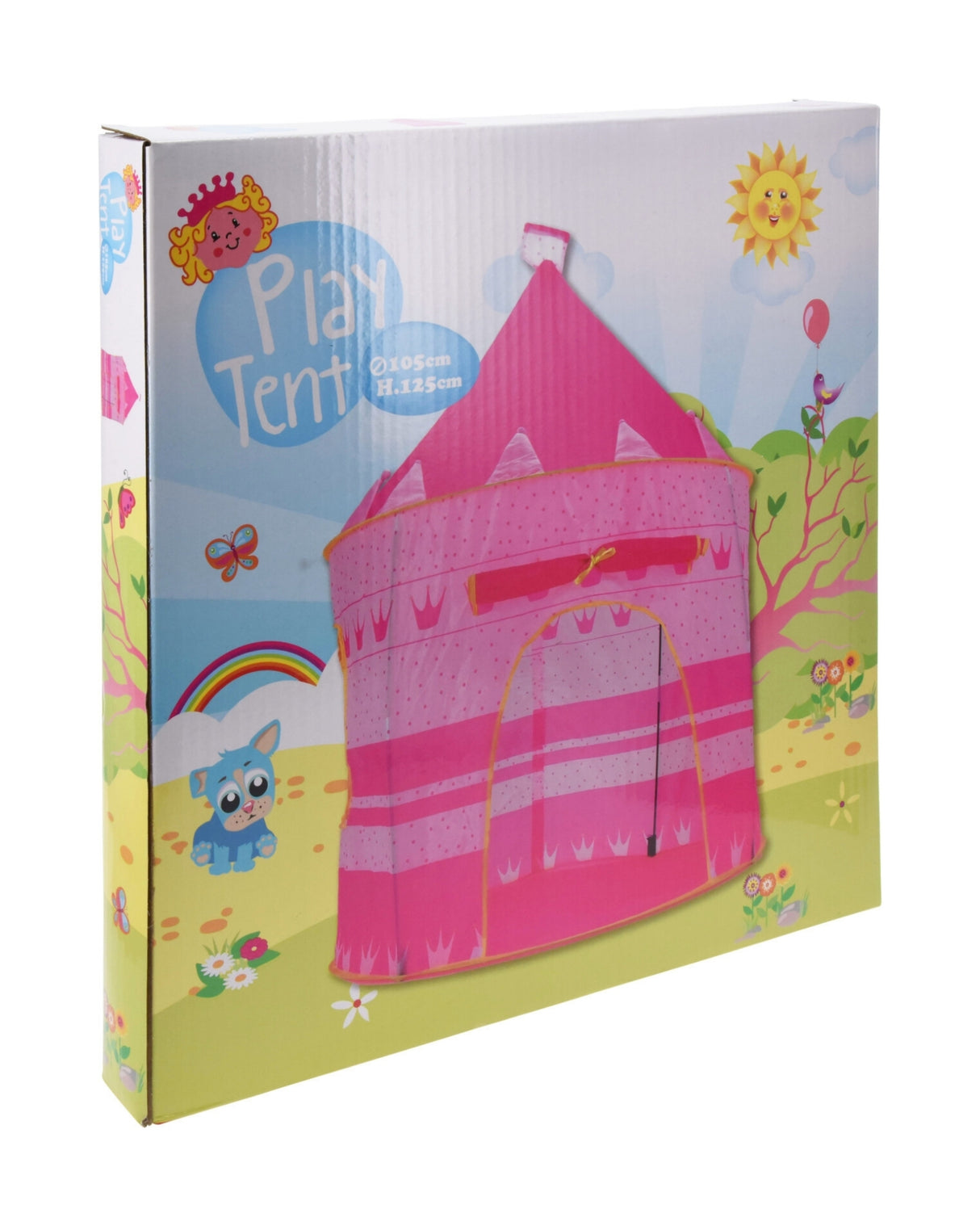 Legetelt Ø 105xH125 cm - Prinsesse slot