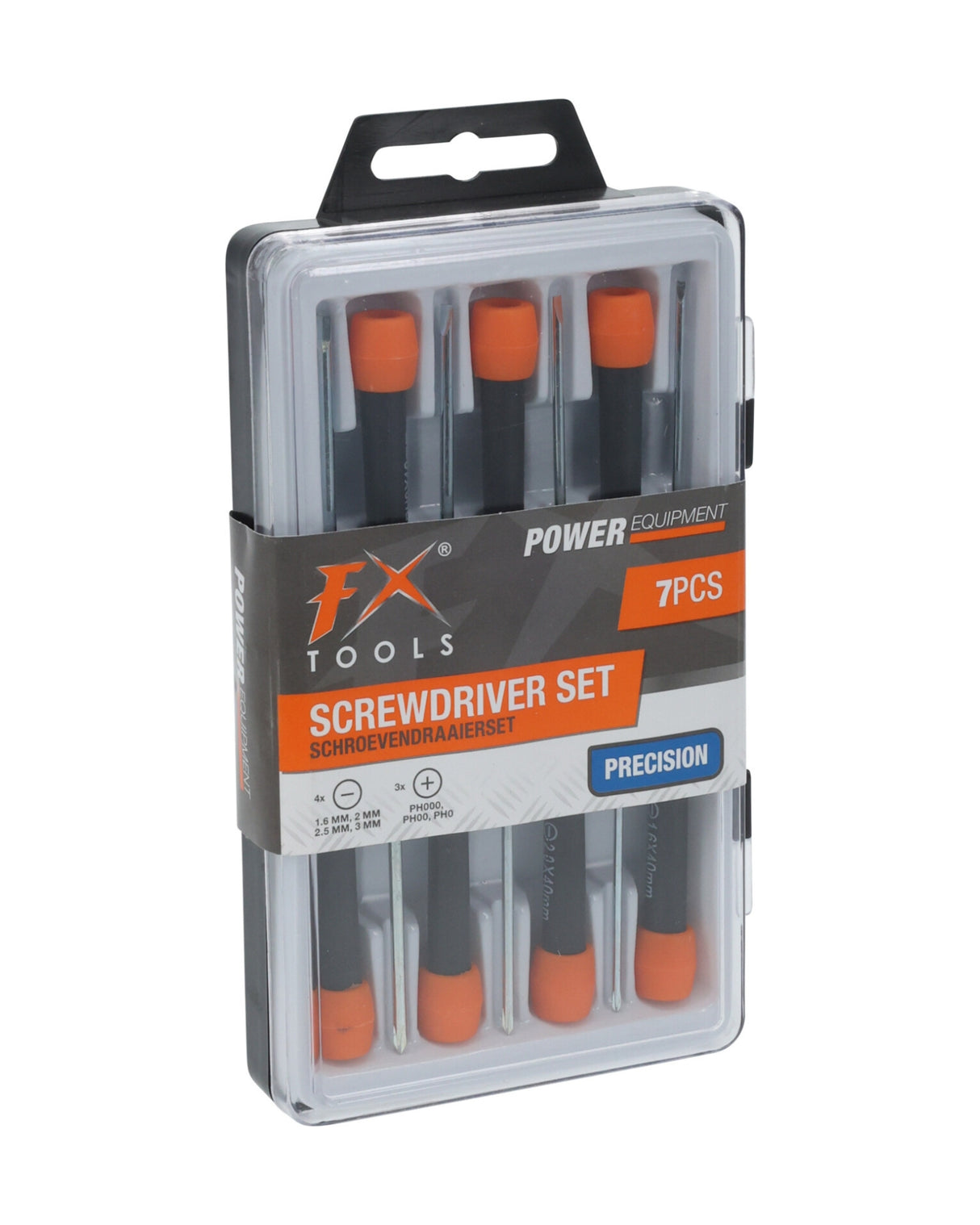 Skruetrækkersæt – Præcision, 7 stk.