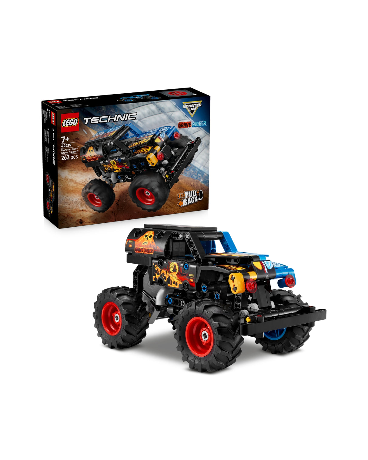 LEGO 42219 Monster Jam# Grave Digger# Fire and Ice - LEGO Technic 42219