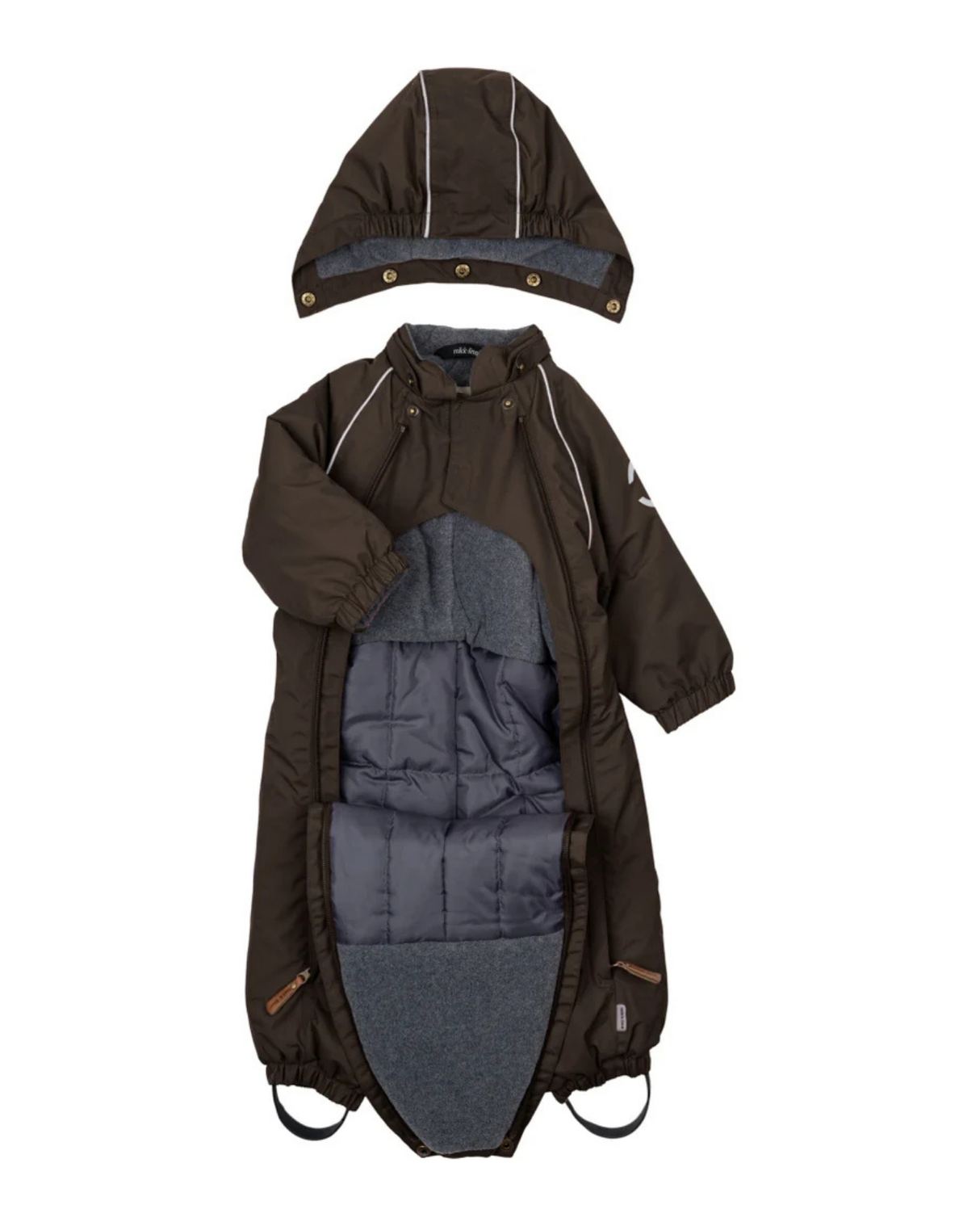 Sand - peyote melange - name it - wool leggings - 13242250