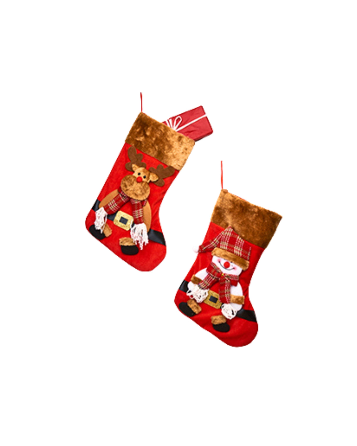 Julesok velour med pels