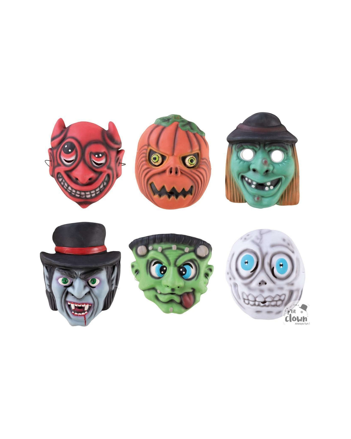 Halloween mask til børn 1 stk