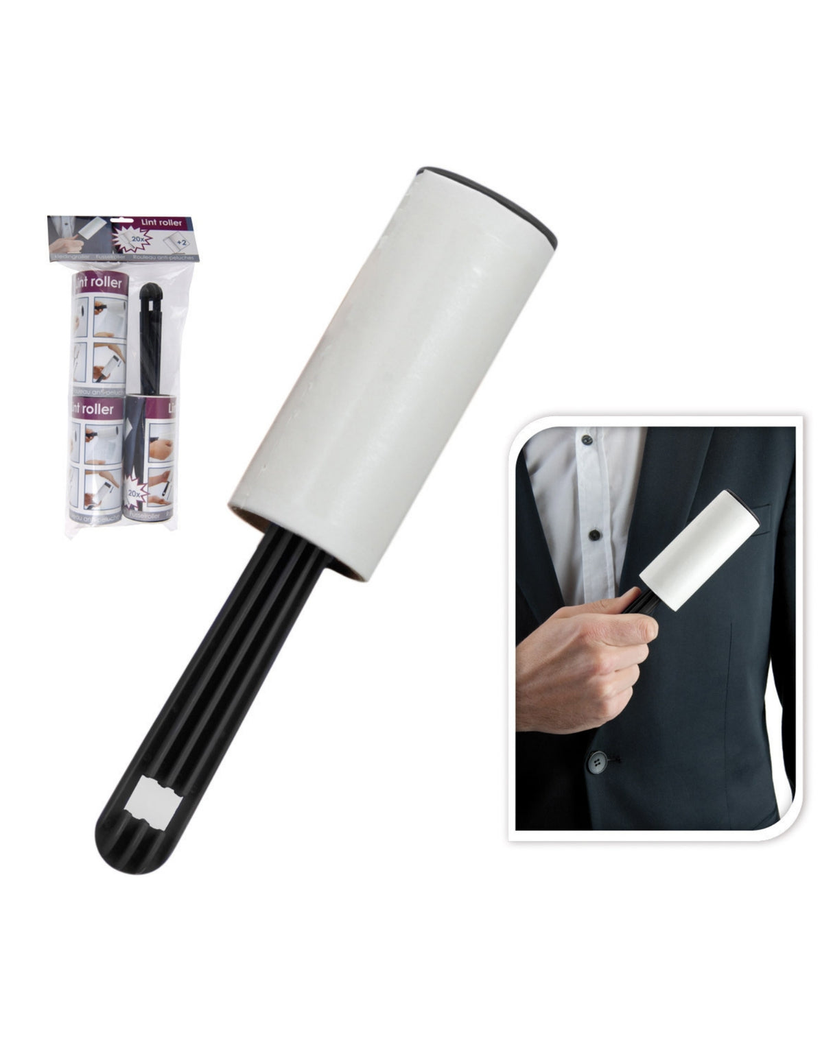 Fnug rulle med 3 ruller