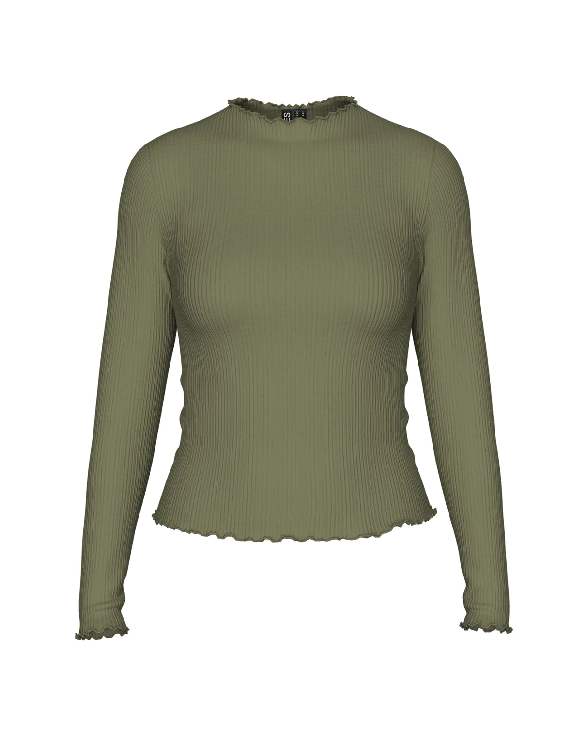 Grøn - Deep Lichen Green - Pieces - Bluse - 17120084