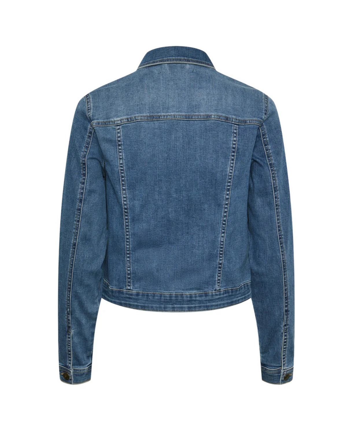 Blå - medium Blue Denim - PIECES - Jakke - 17120937
