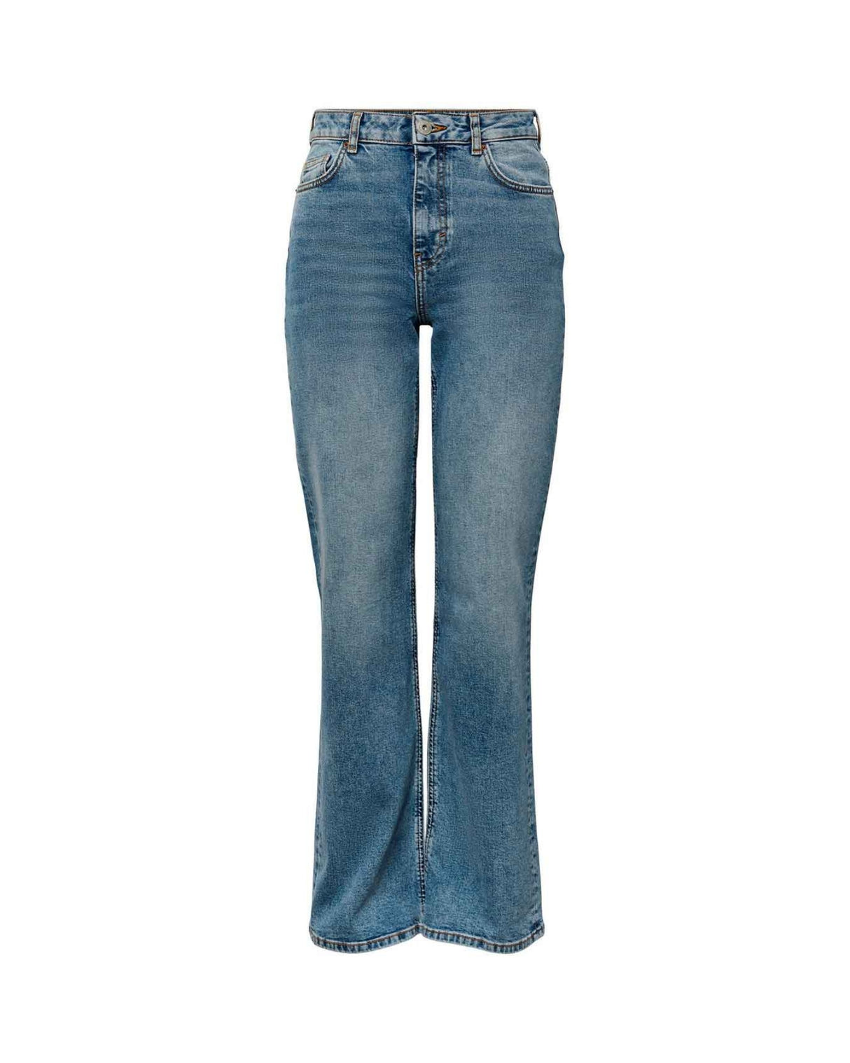 Blå - Medium Blue Denim - Pieces - Jeans - 17122102