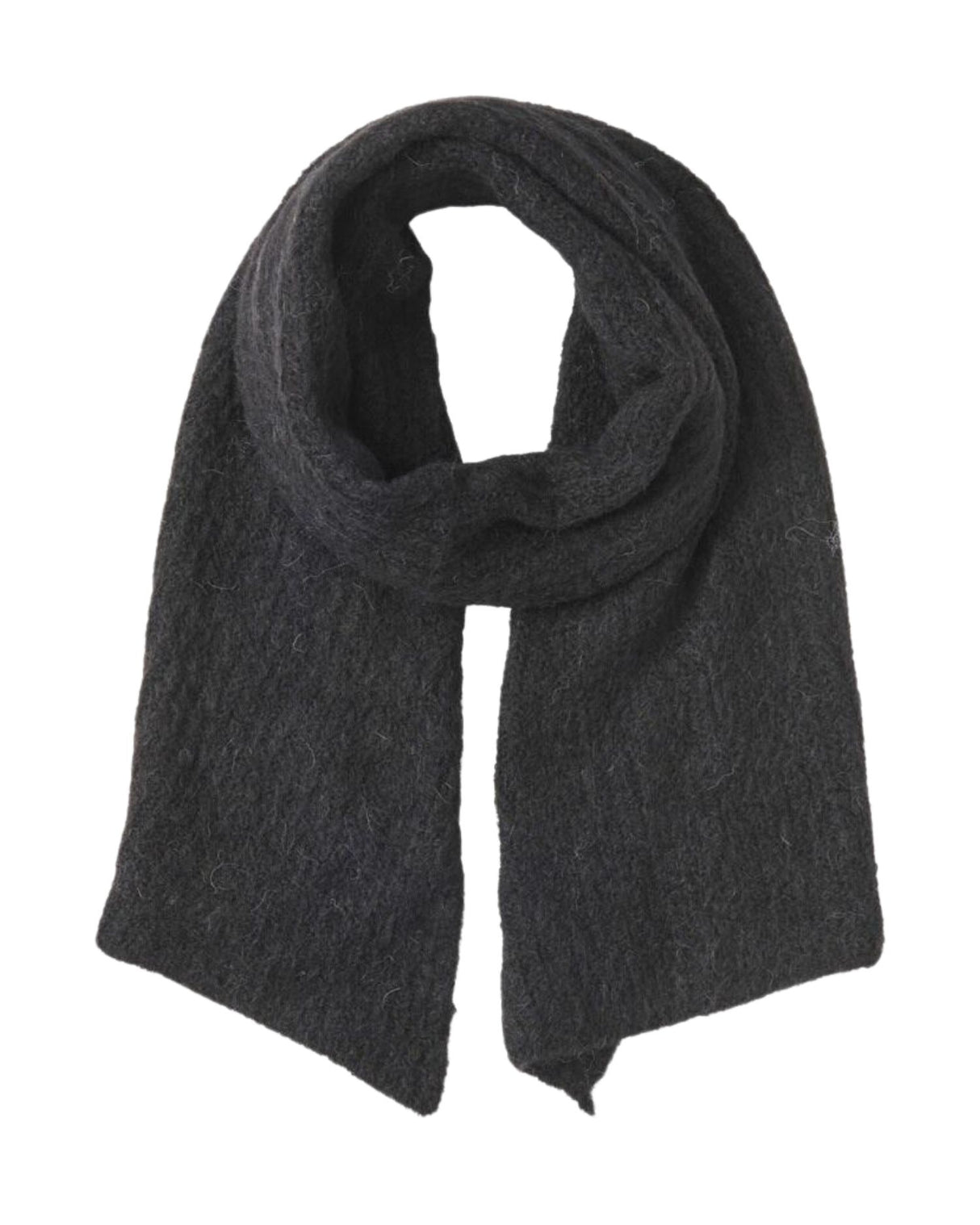 Black - Pieces - scarf - alpaca - 17126843