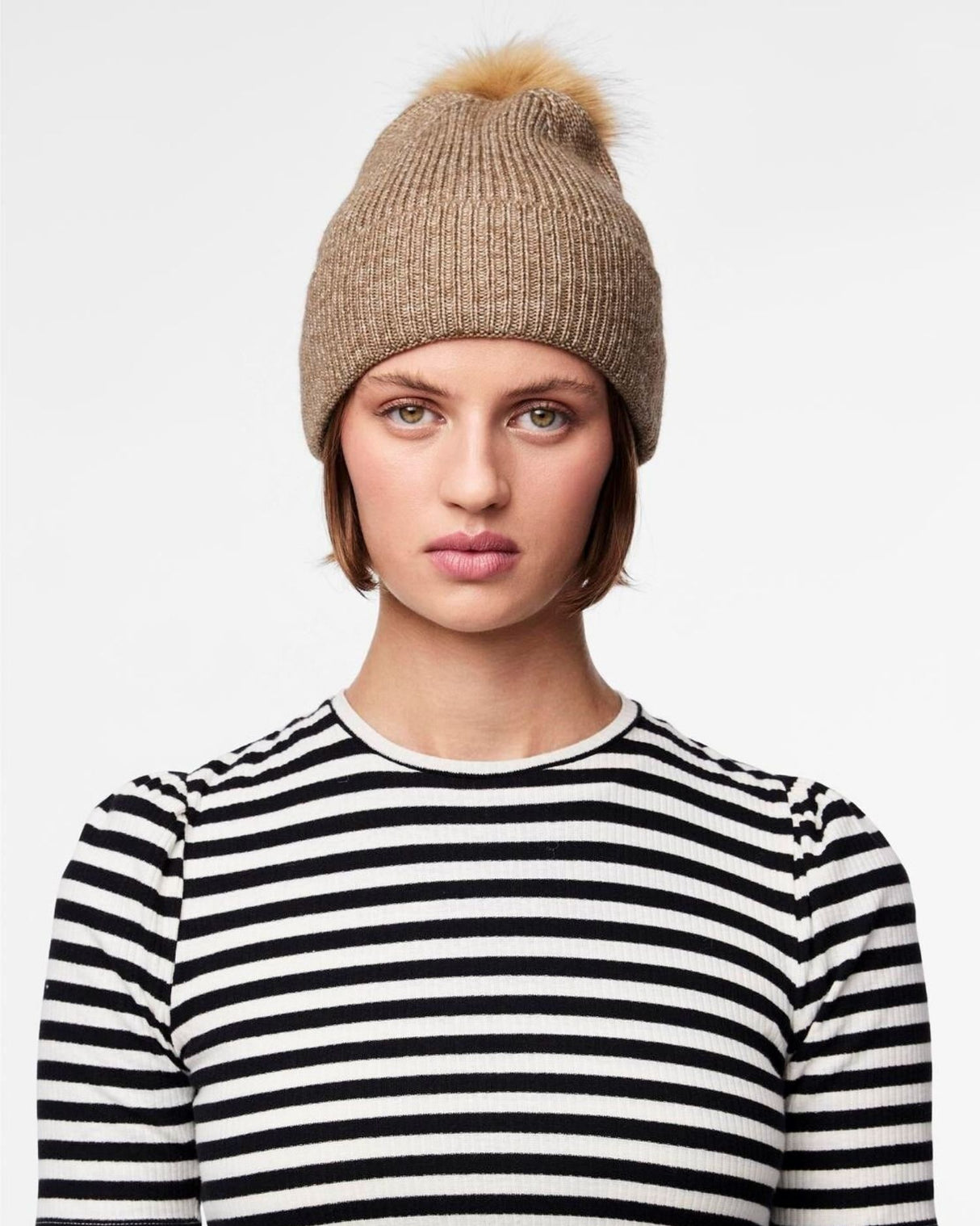 Brun - fossil - pieces - strik hue - 17126845