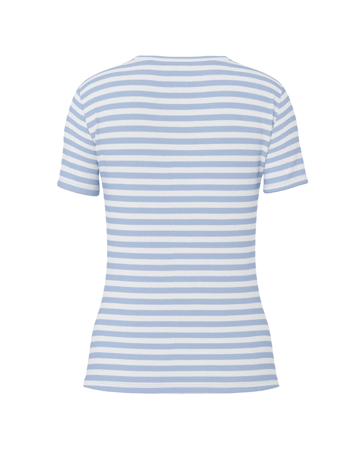 Blå/hvid - cashmere blue / cloud dancer - Pieces - stribe Bluse - 17133839