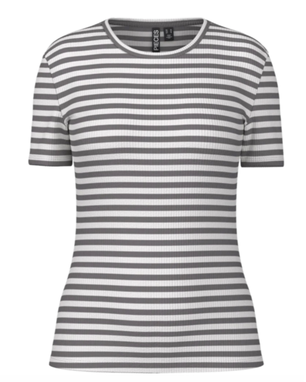 sort / grå - december sky/black -Pieces - bluse - 17133838