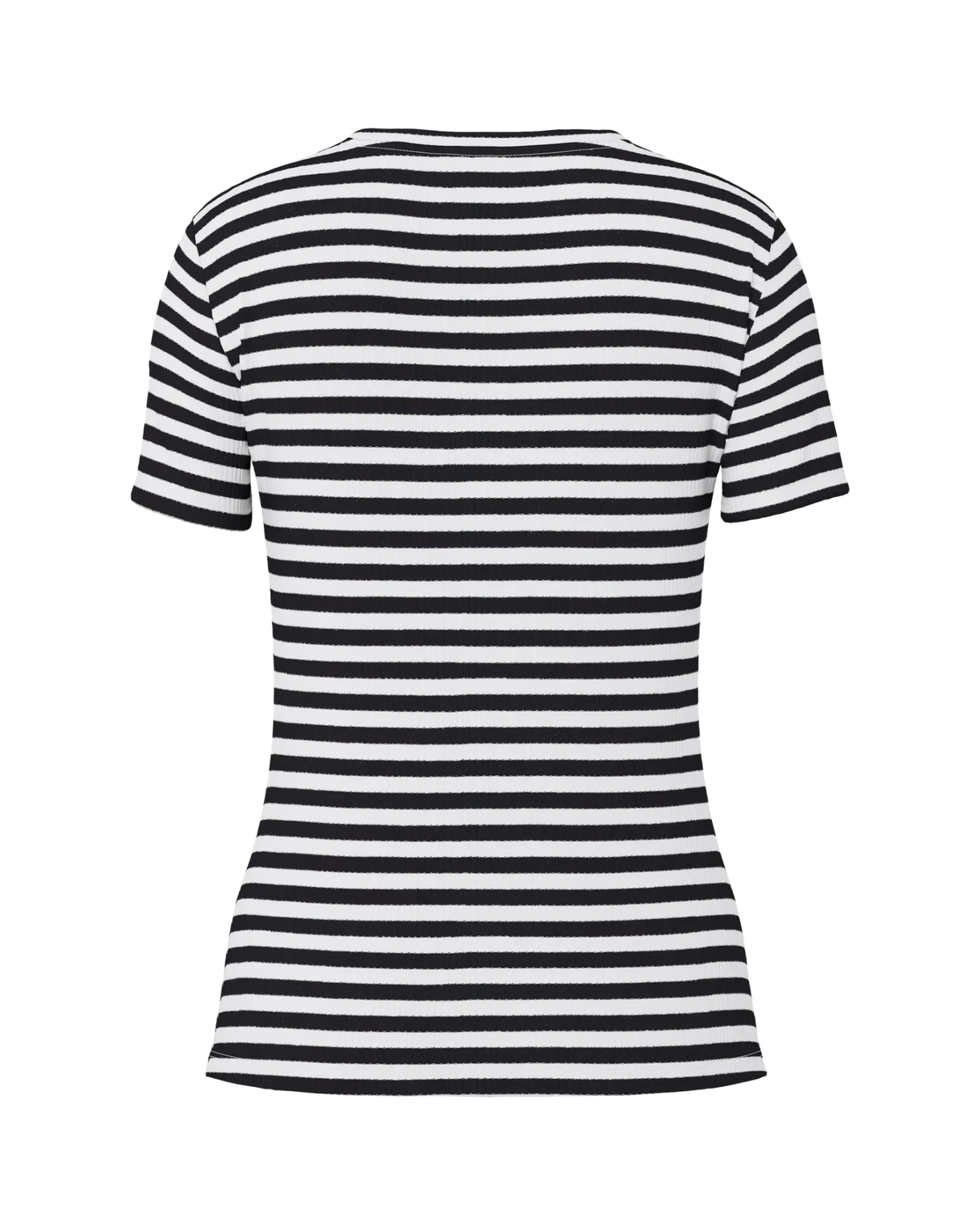 Sort/hvid - cloud dancer/black - Pieces - stribe Bluse - 17133839