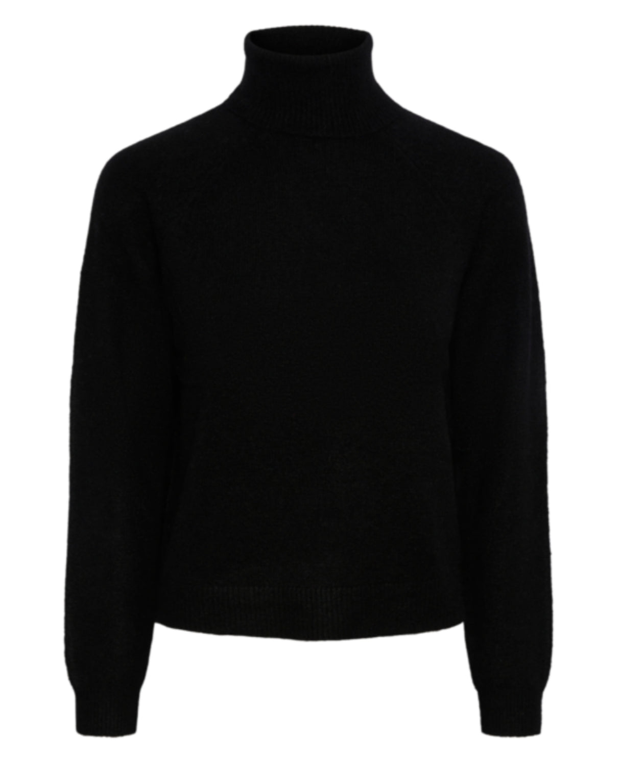 Sort - black - Pieces - Strik bluse - 17139792