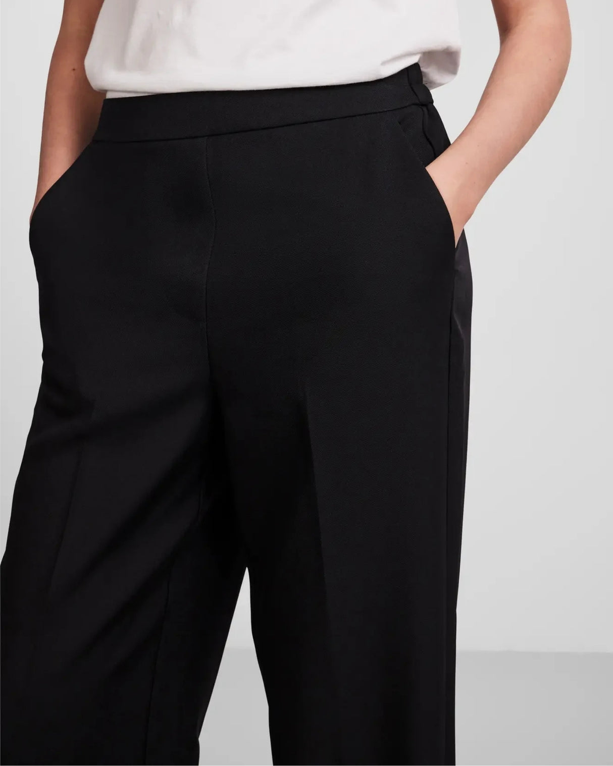 Black - Pieces - trousers -17140764