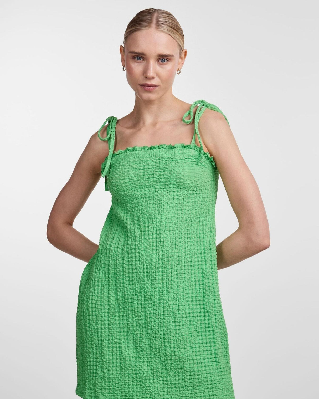 Green pieces summer dress - 17142562