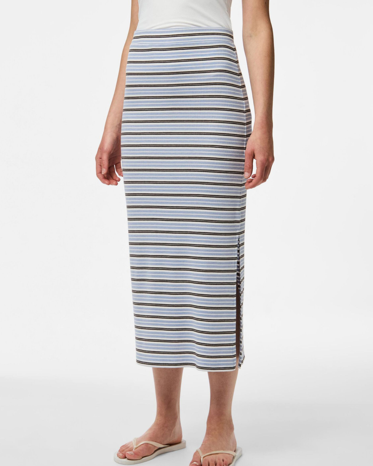 Blå - Cashmere blue - Pieces - Nederdel - 17145148