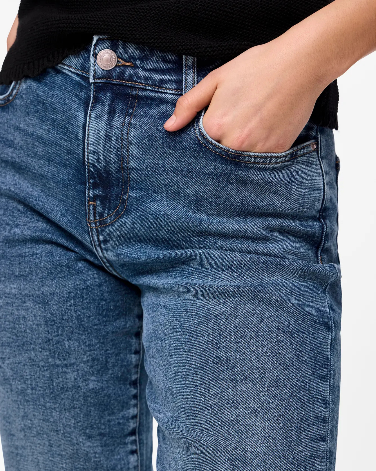 Blå - Medium Blue Denim - Pieces - Jeans - 17149277