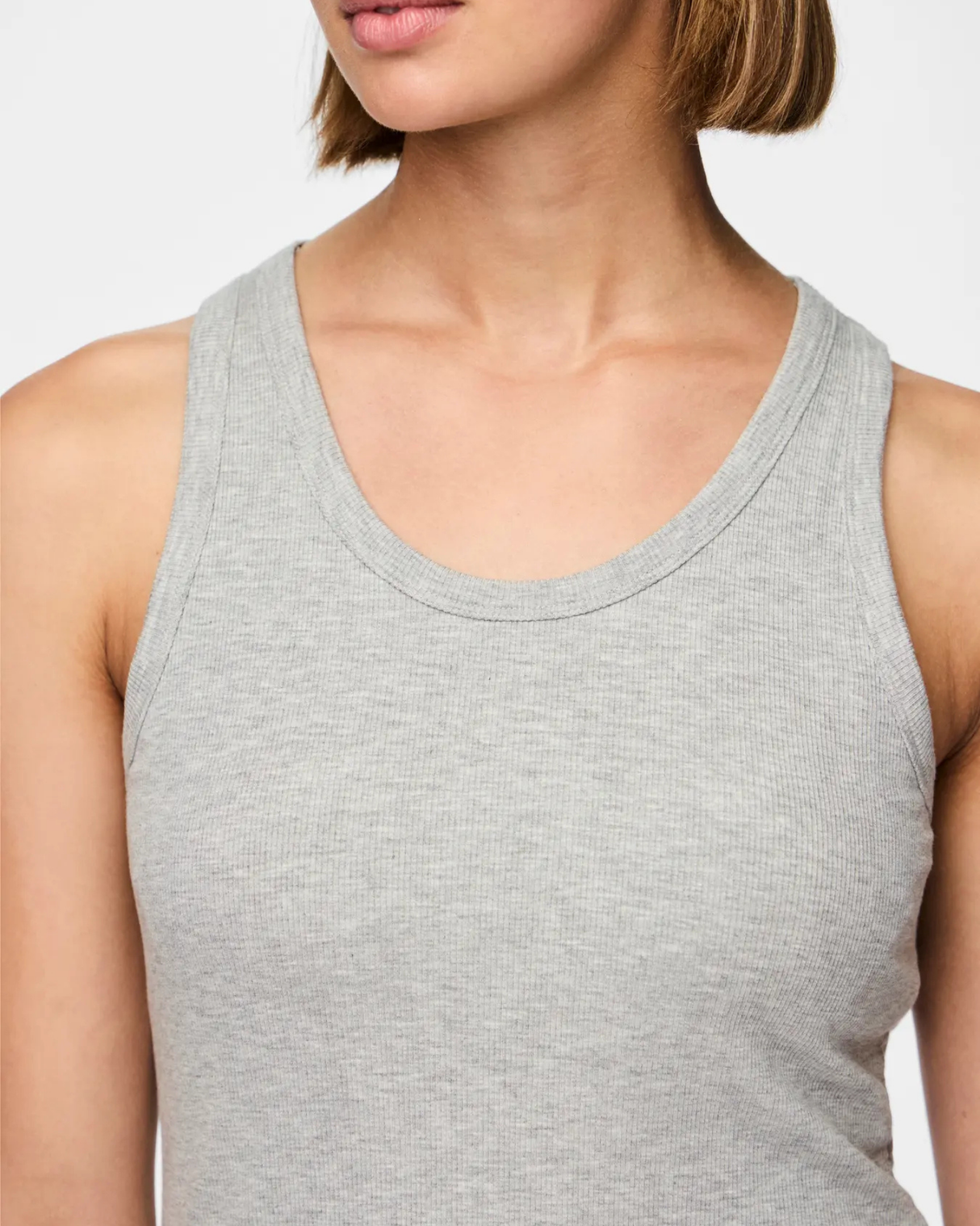 Grå - light grey melange - Pieces - top - 17150269