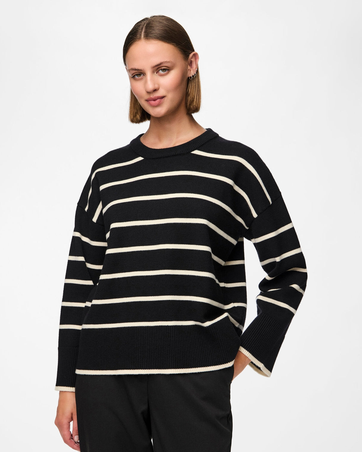 Sort - Black - pieces - striktrøje - 17150957