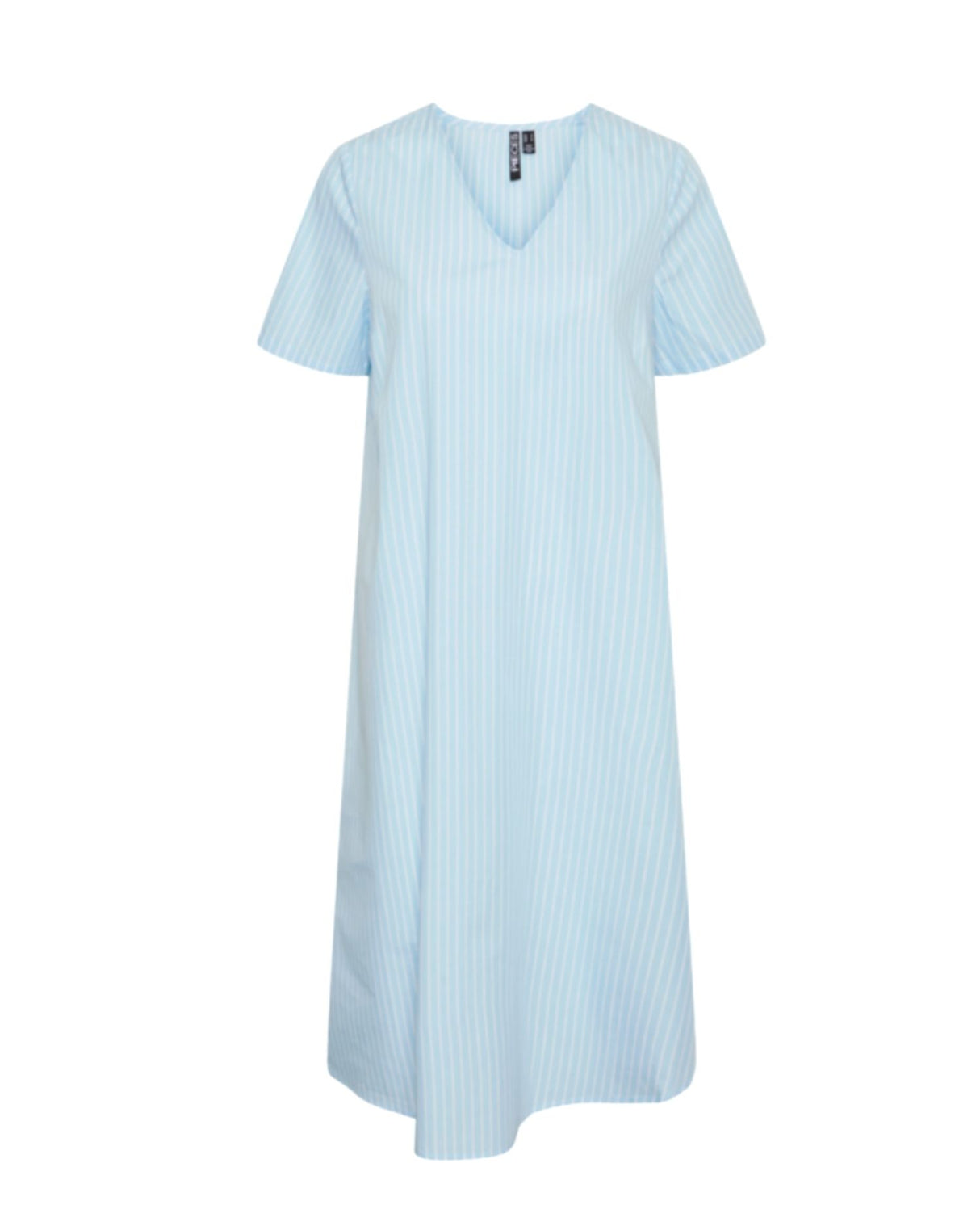 Light blue - airy blue - PIECES - dress - striped - 17152058