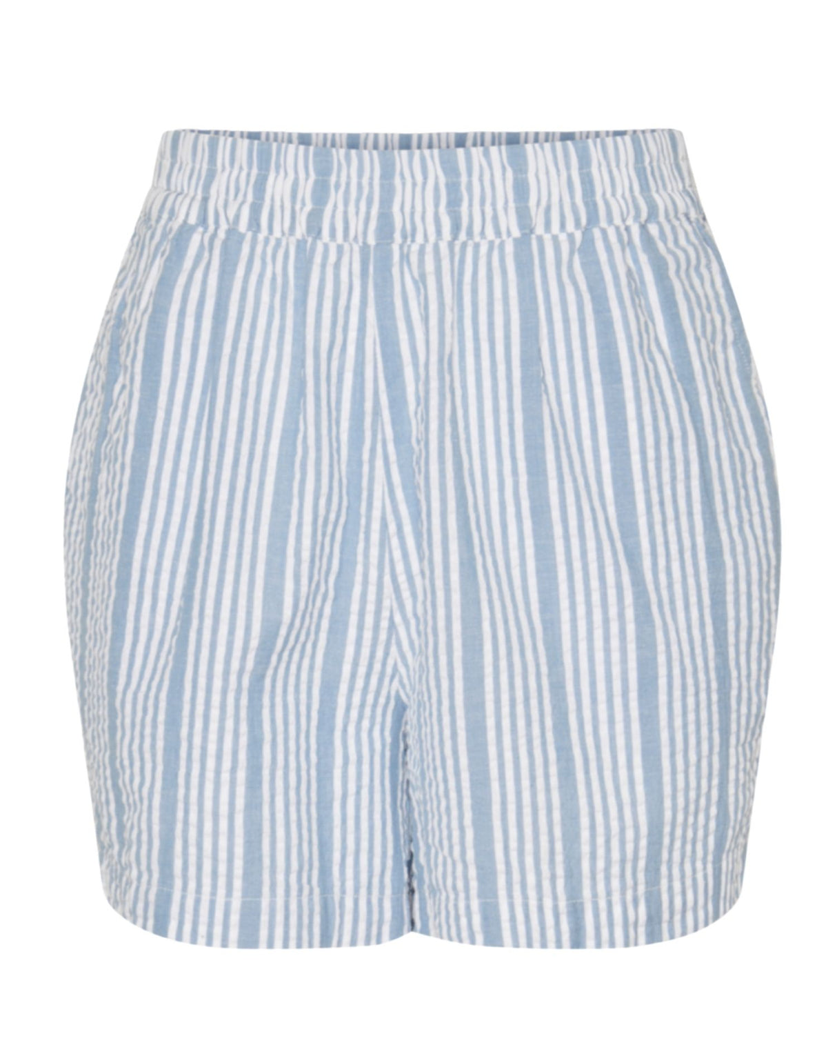 Hvid/blå - Blue Heaven - PIECES - Shorts - Striber - 17152069