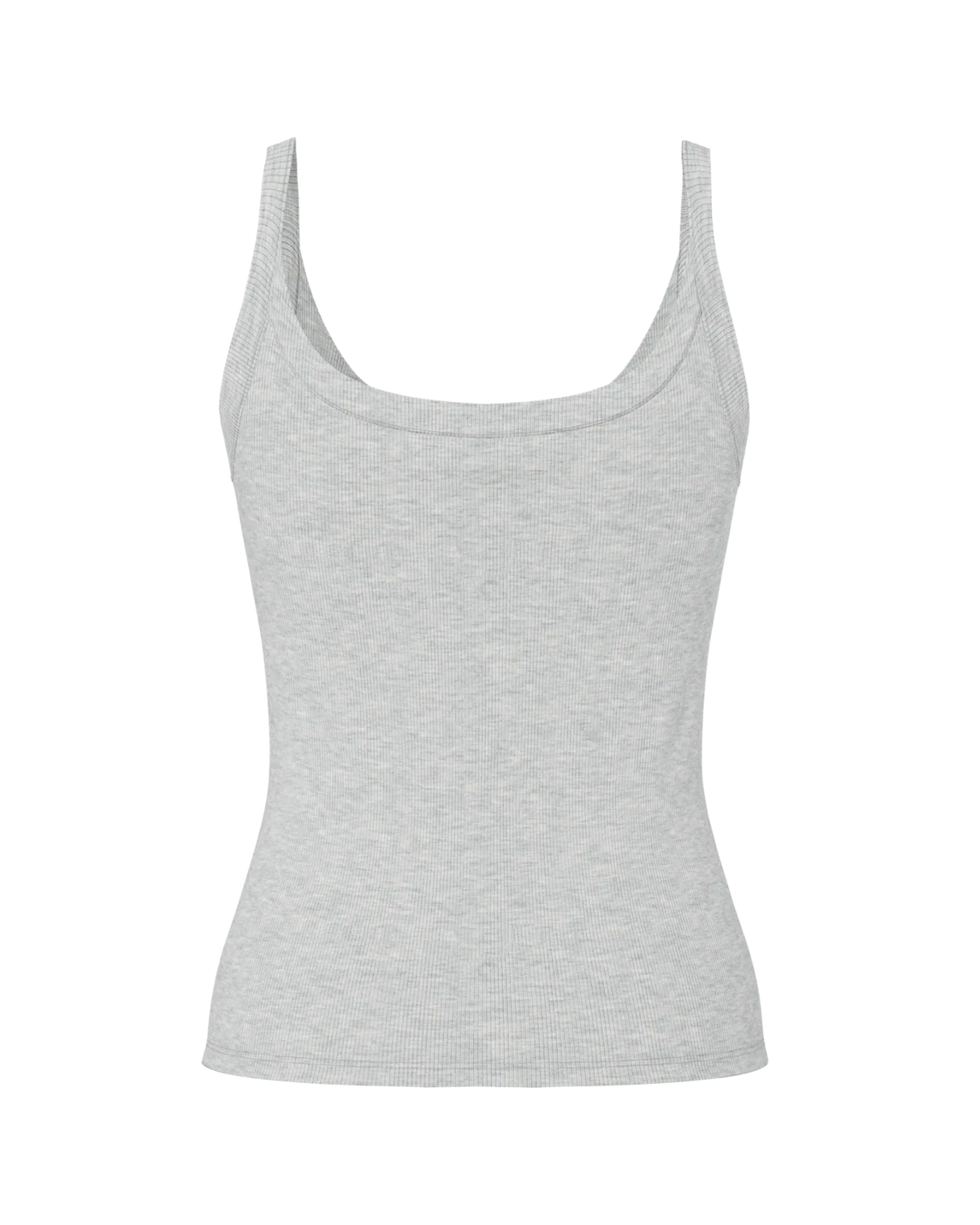 Grå - Light Grey Melange - Pieces - Top - 17154482