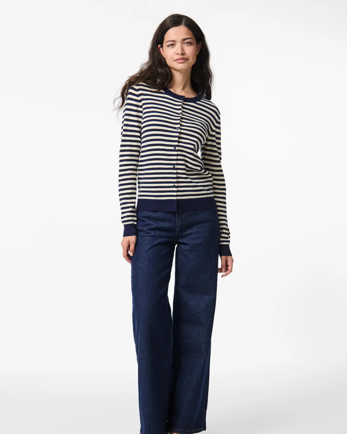 PIECES Maritime Blue BIRCH Cardigan,Striktrøje - 17154558