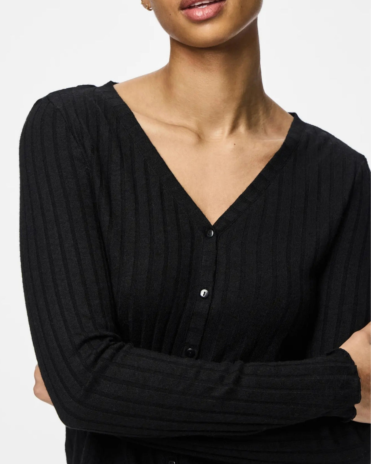 Sort - Black - Pieces - Cardigan - 17154805