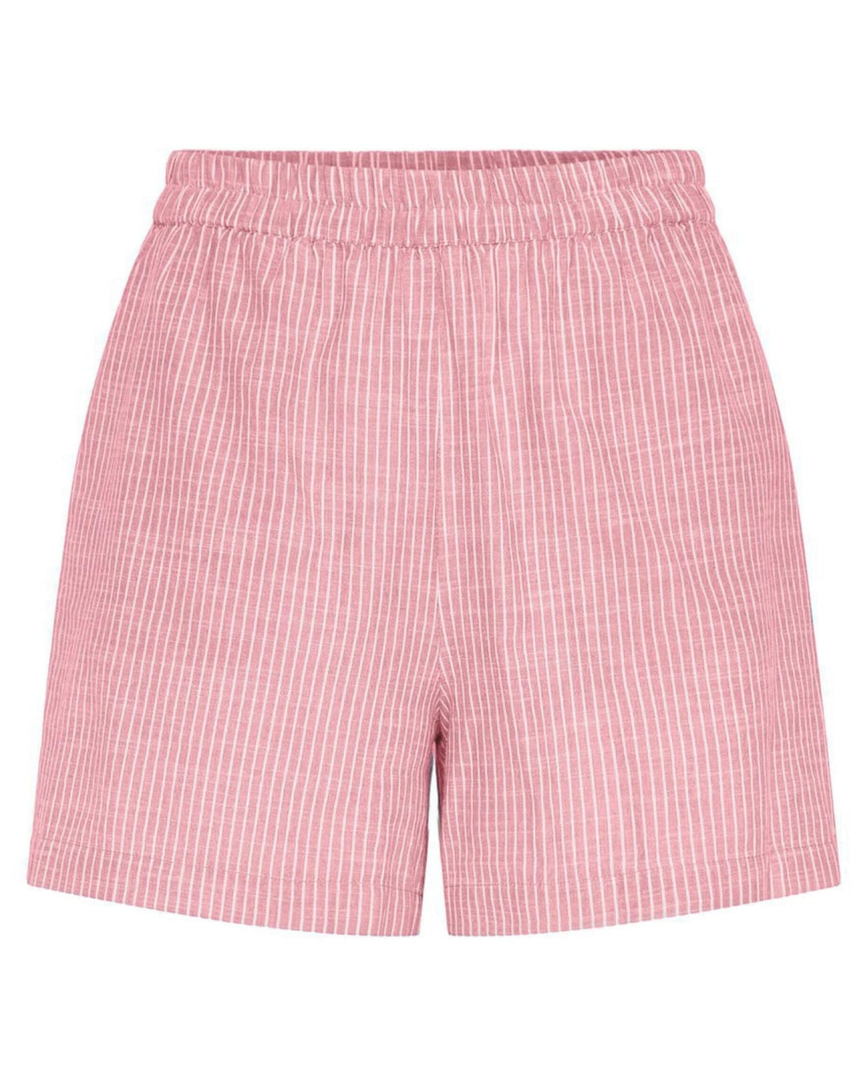 Lyserød - Pink Lemonade - Cloud Dancer - Pieces - Shorts - Striber - 17155307