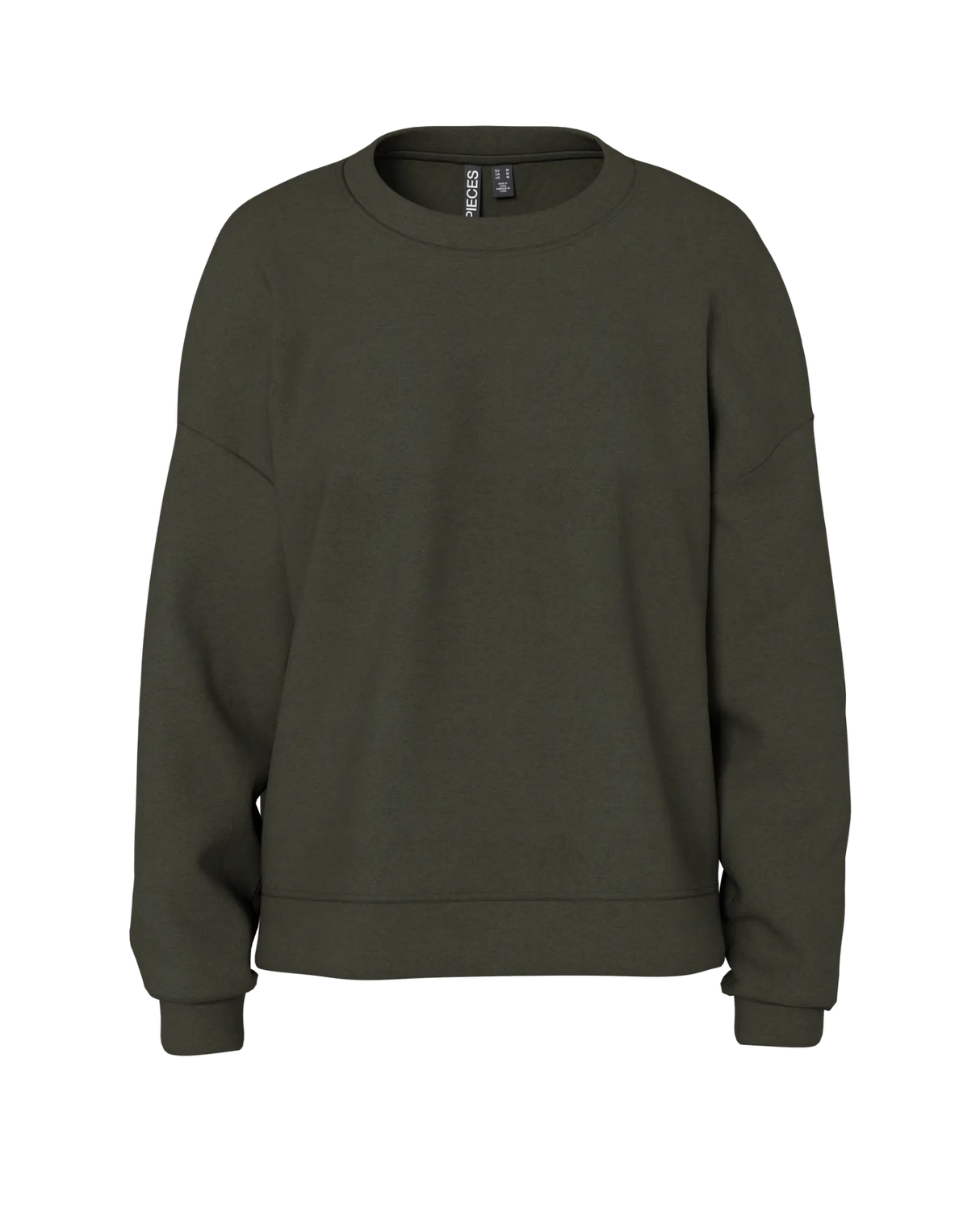 Mørkegrøn - Rosin - Pieces - Sweatshirt - 17156302