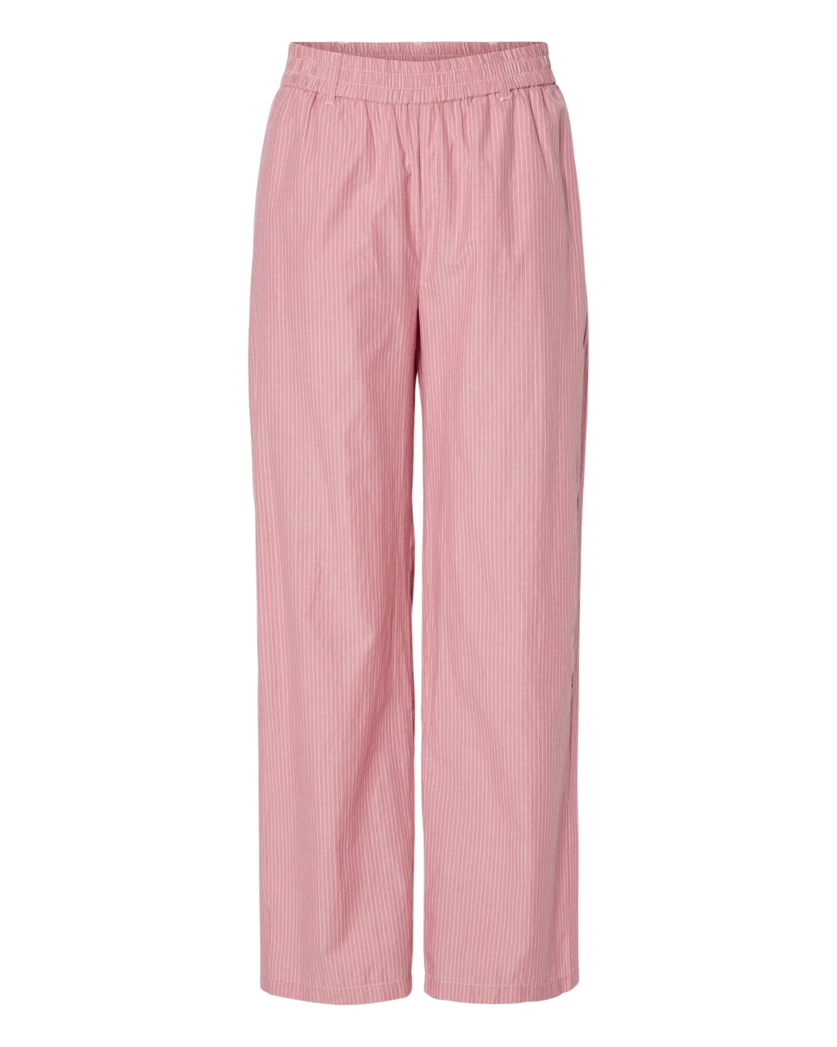 Lyserød - Pink Lemonade - Cloud Dancer - Pieces - Bukser - Striber - 17156346