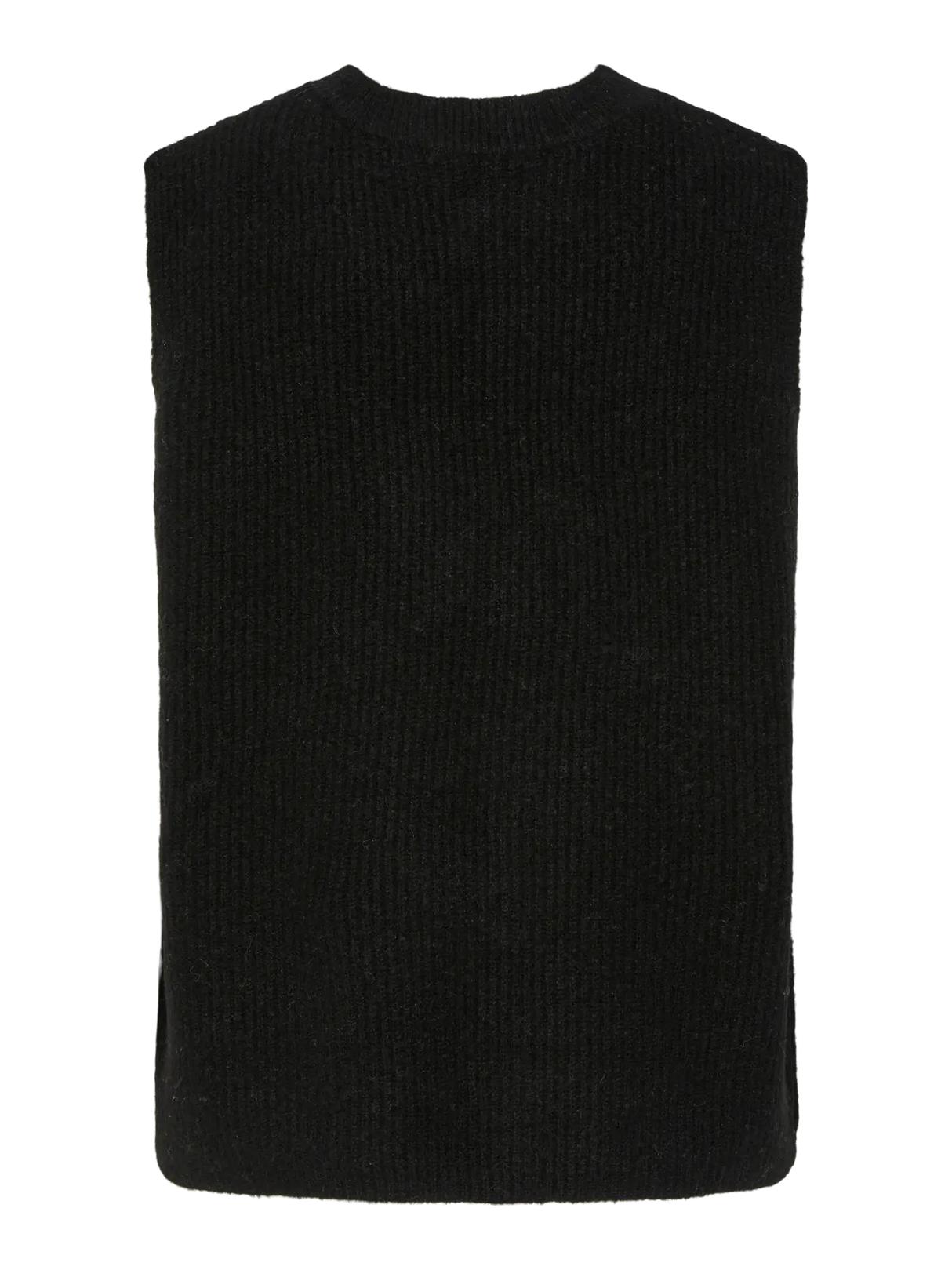 Sort black Striktrøje fra PIECES - 17156680