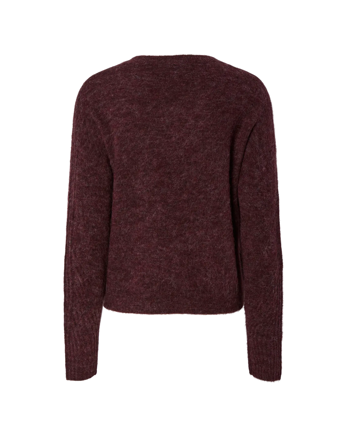 PIECES Tawny Port MELANGE Striktrøje - 17158938