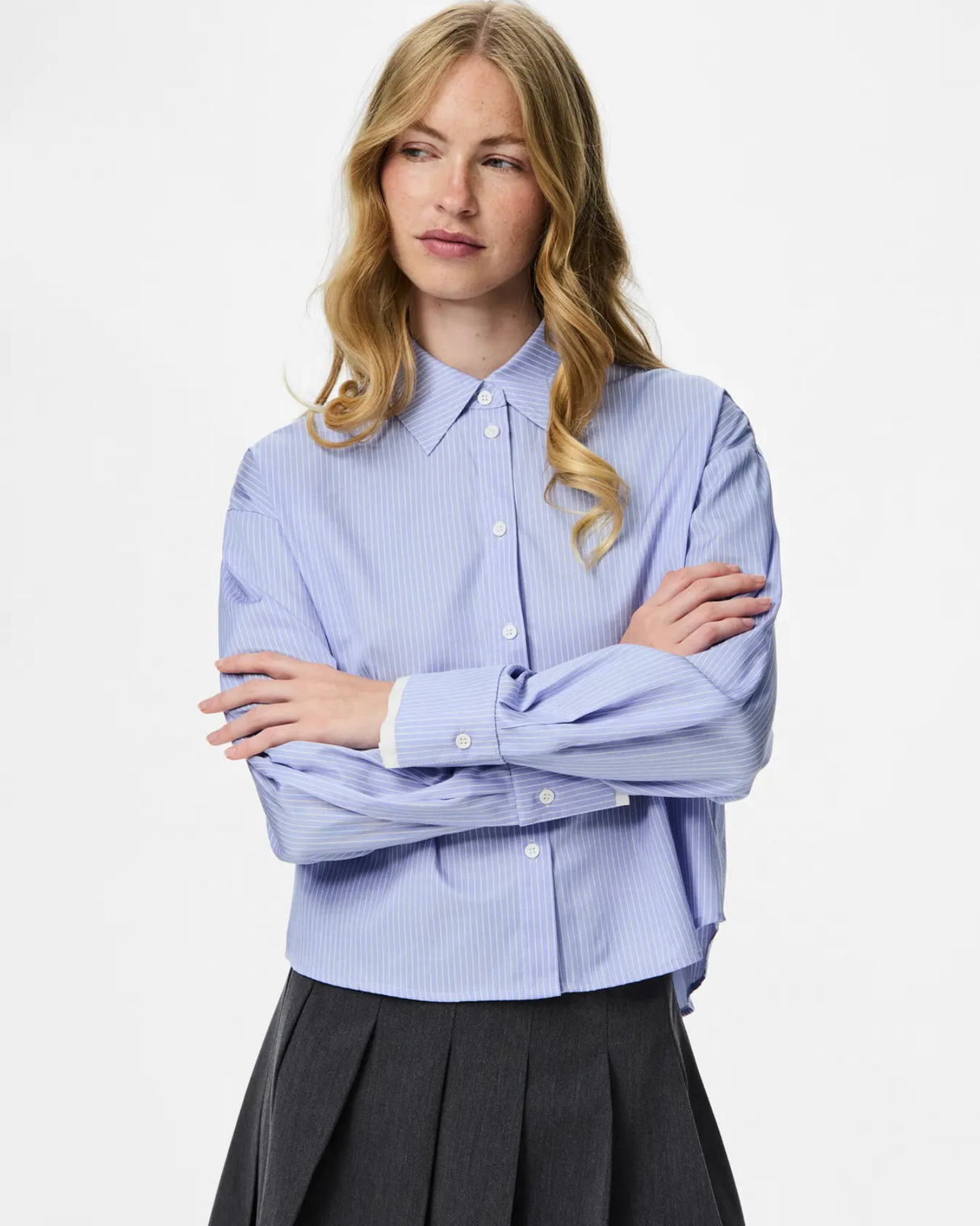 Lilla - Baby Lavender - Pieces - Skjorte - 17159486