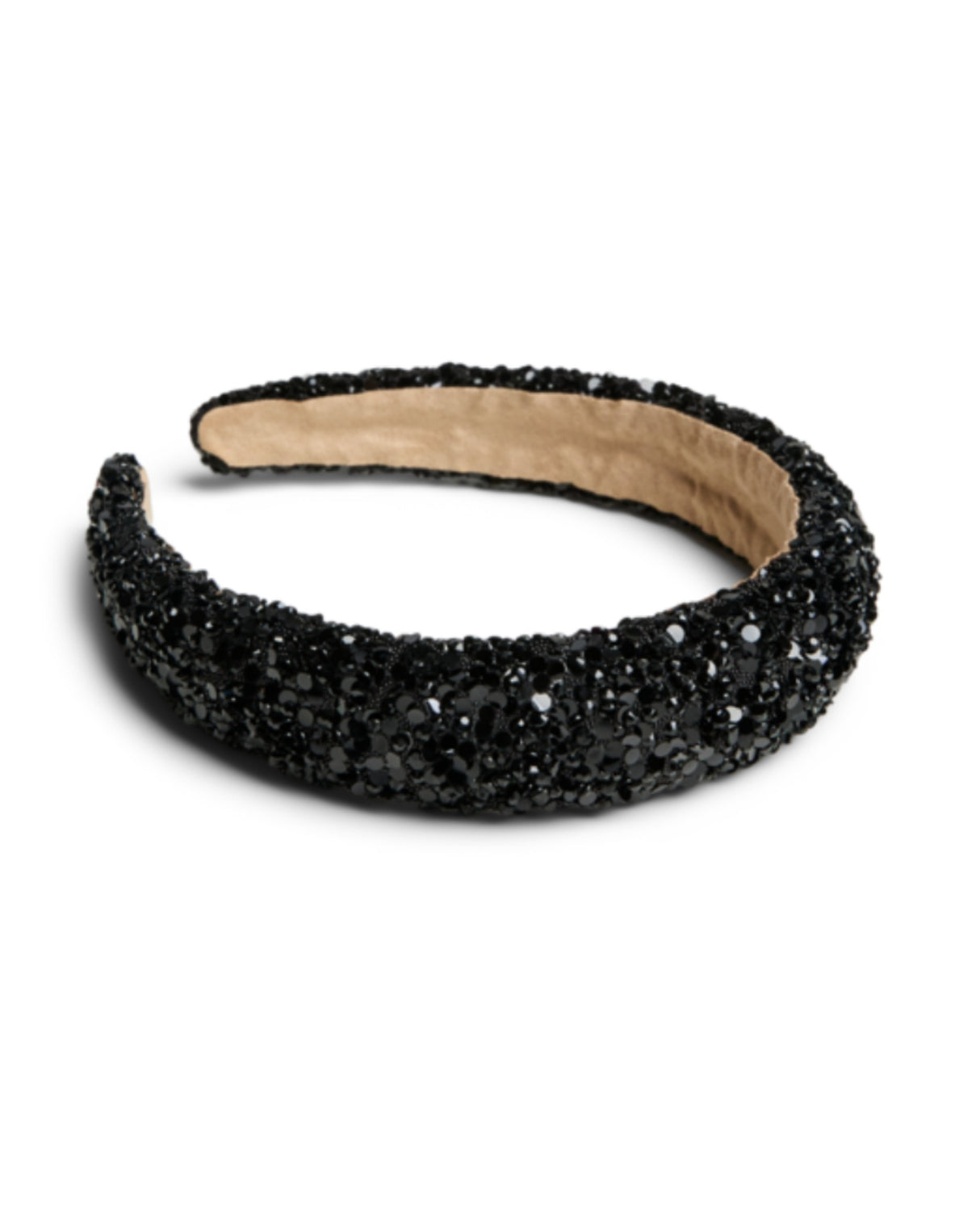 Sort - Pieces - hårbøjle - 17160388