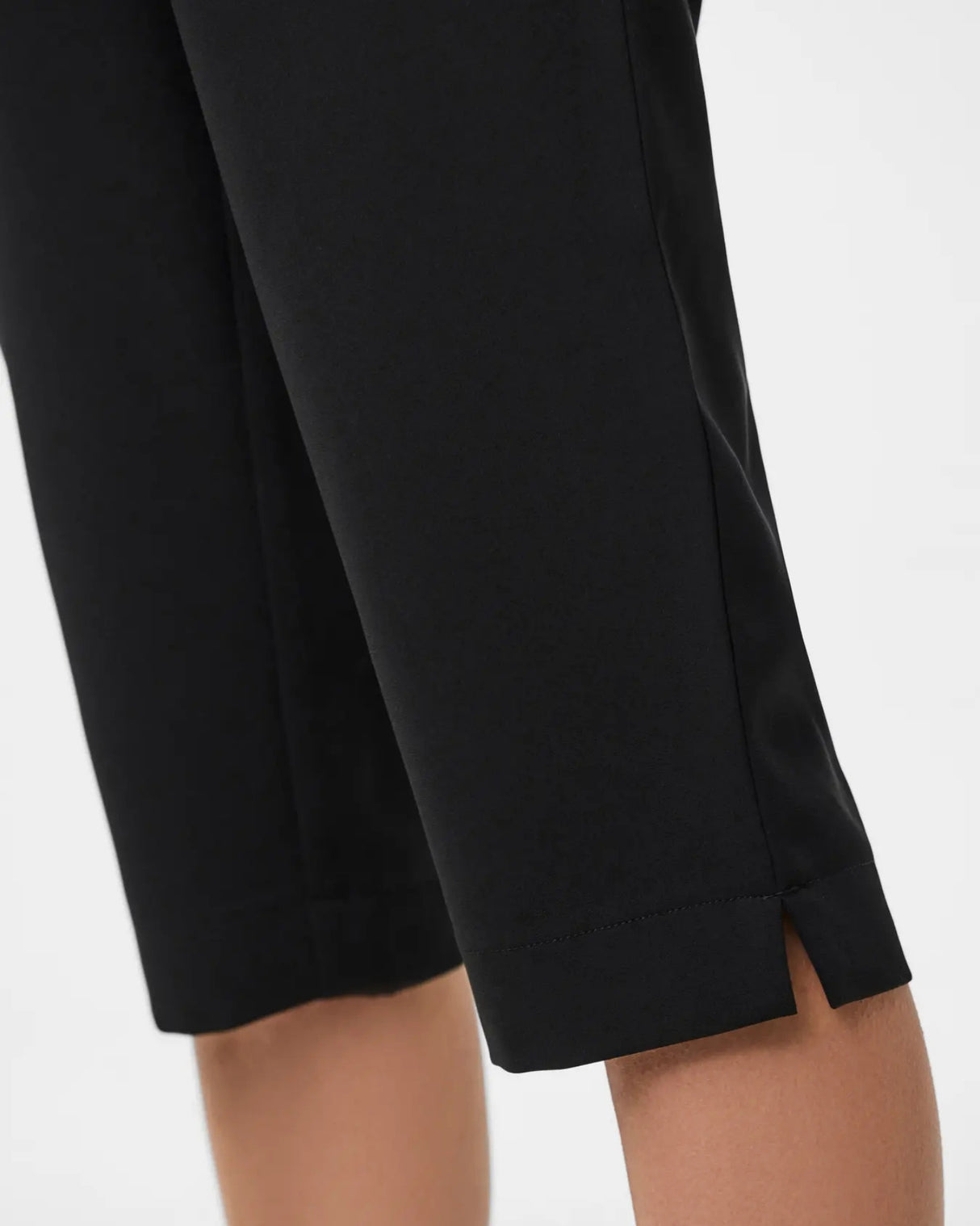 Sort - Black - Pieces - Capri 3/4 Bukser - 17160552