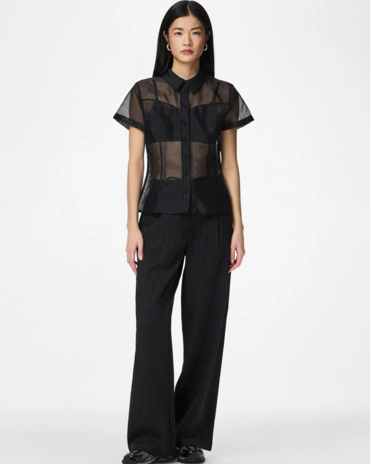 Sand/black - Birch/Black - Pieces - Sweater - 17154521