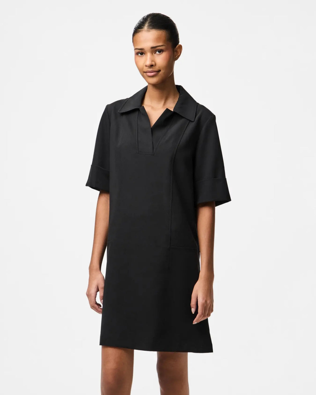 Sort - Black - Pieces - Kjole - 17161129