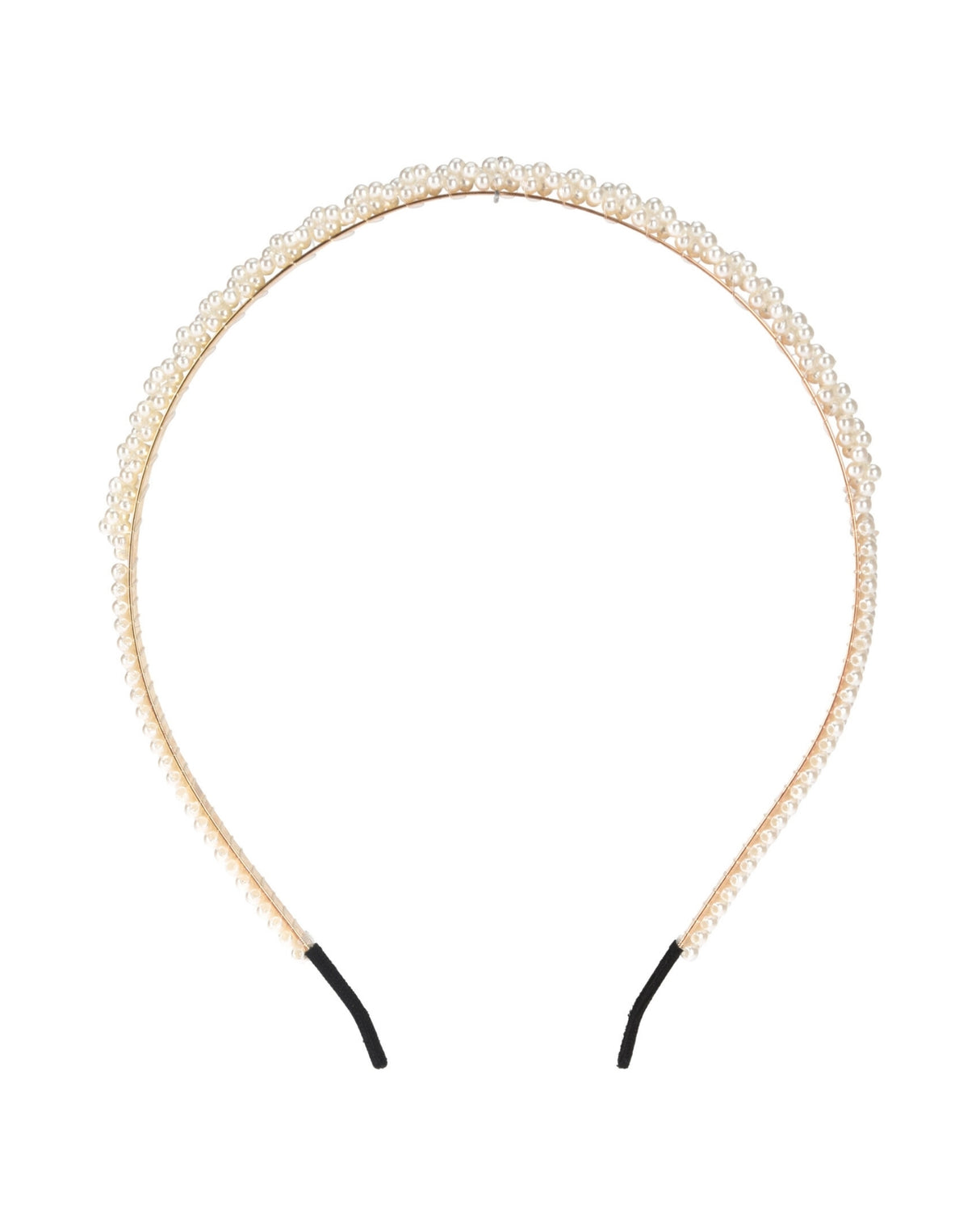 Hårbånd metal med perler