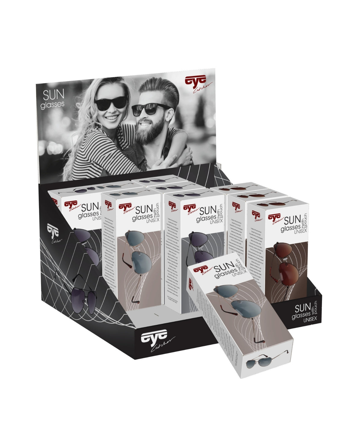 Solbriller unisex i metal 1 par