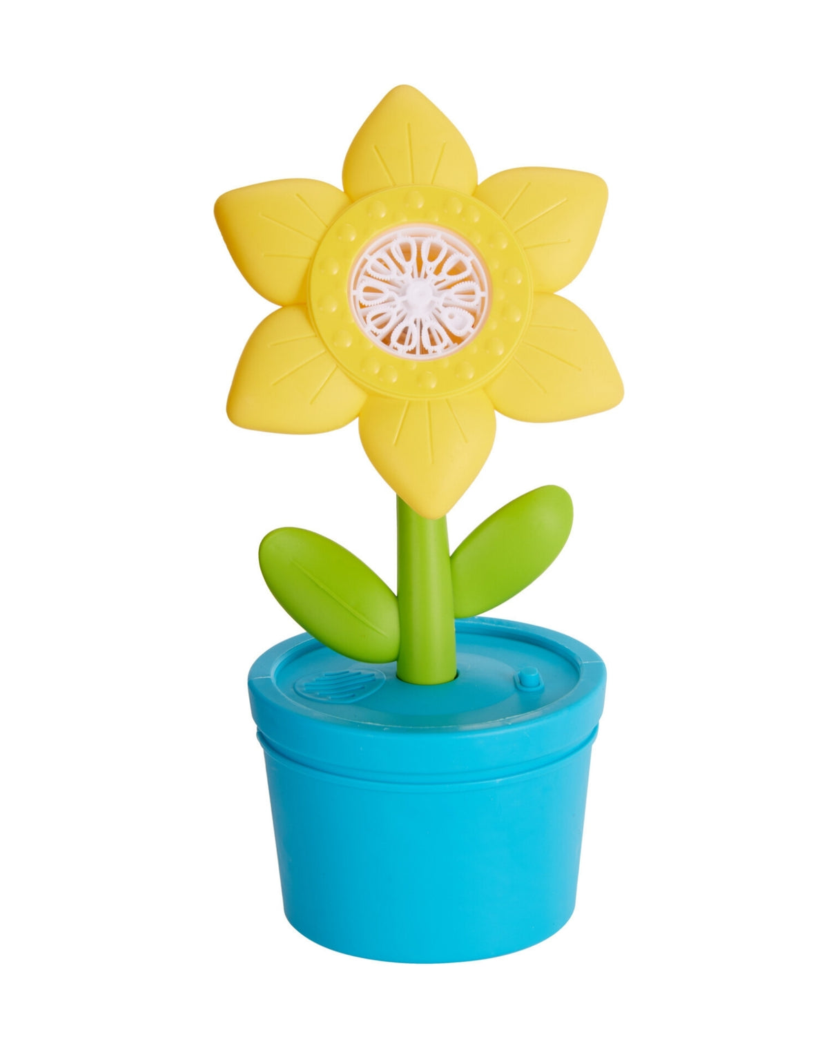 Bobleblæsemaskine med lys & lyd – blomsterdesign