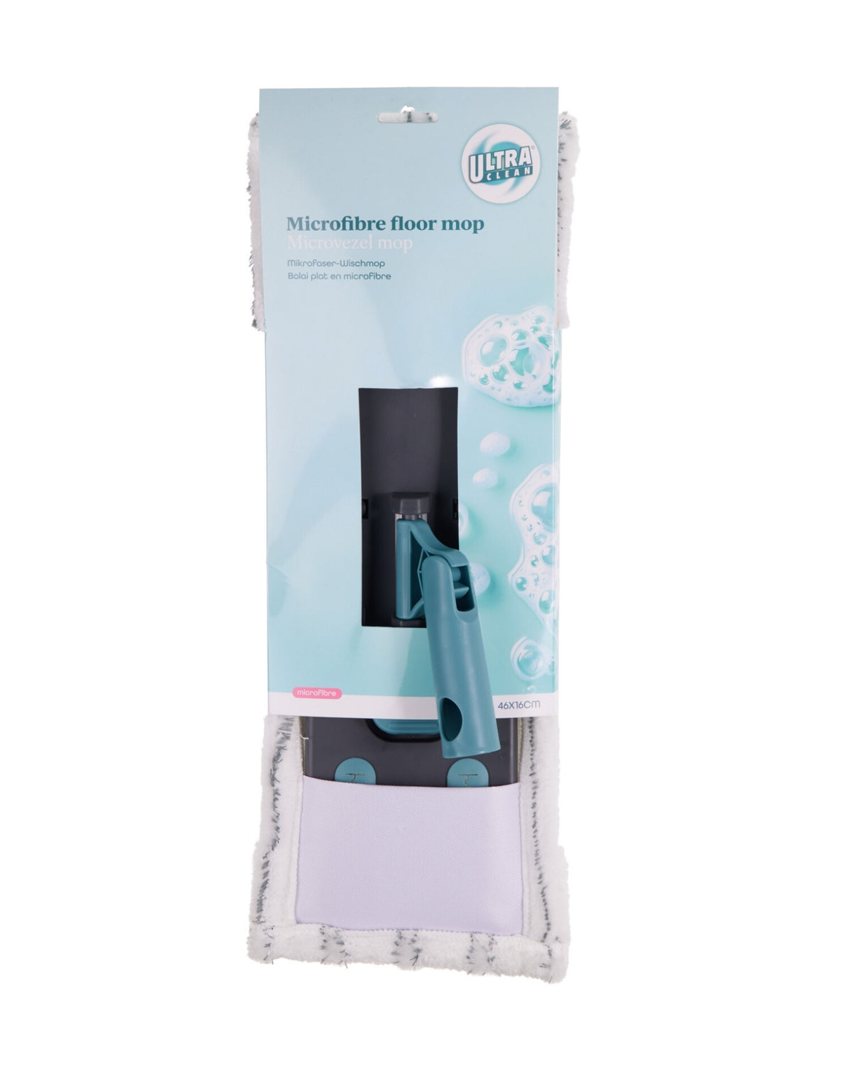 Moppe med mikrofiberhoved 45 x 16 cm
