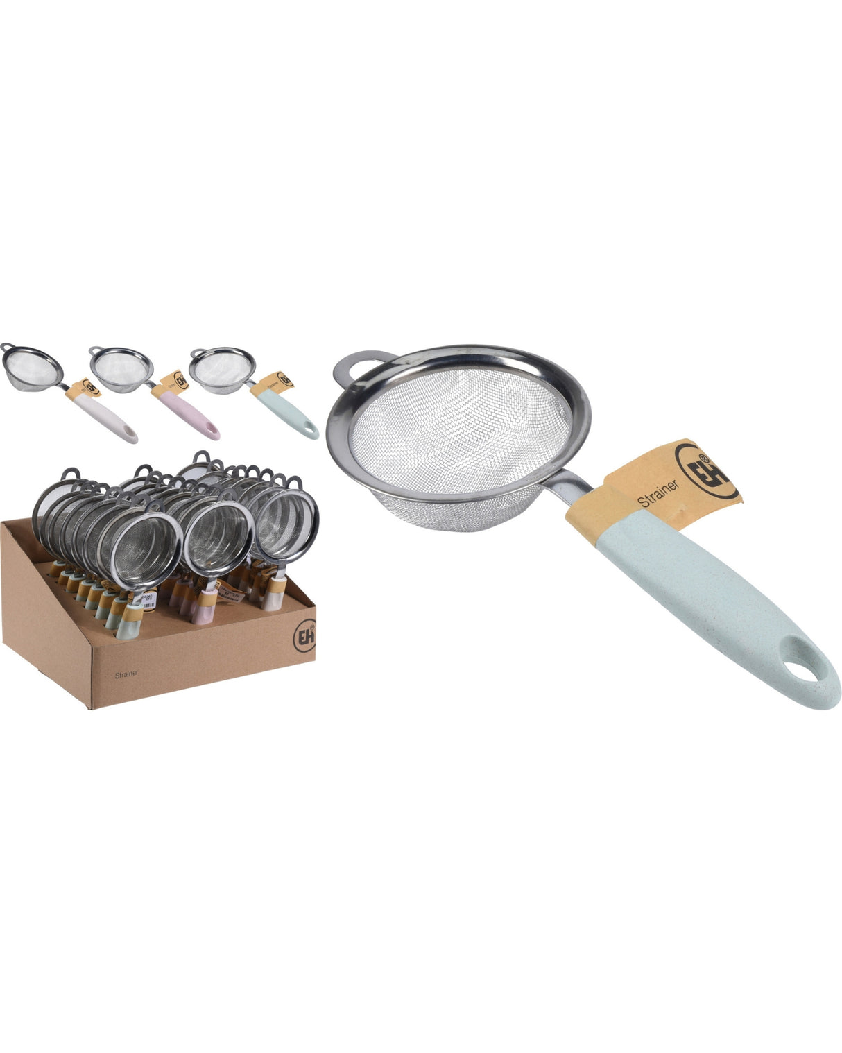 Sigte i stål med håndtag