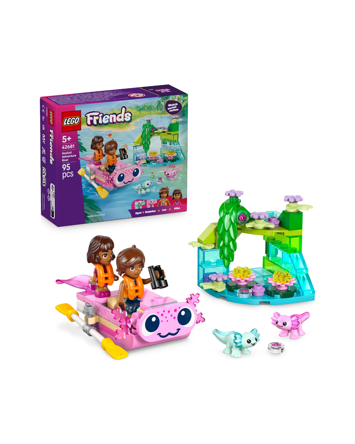 LEGO 42681 Axolotl-eventyrbåd - LEGO Friends 42681