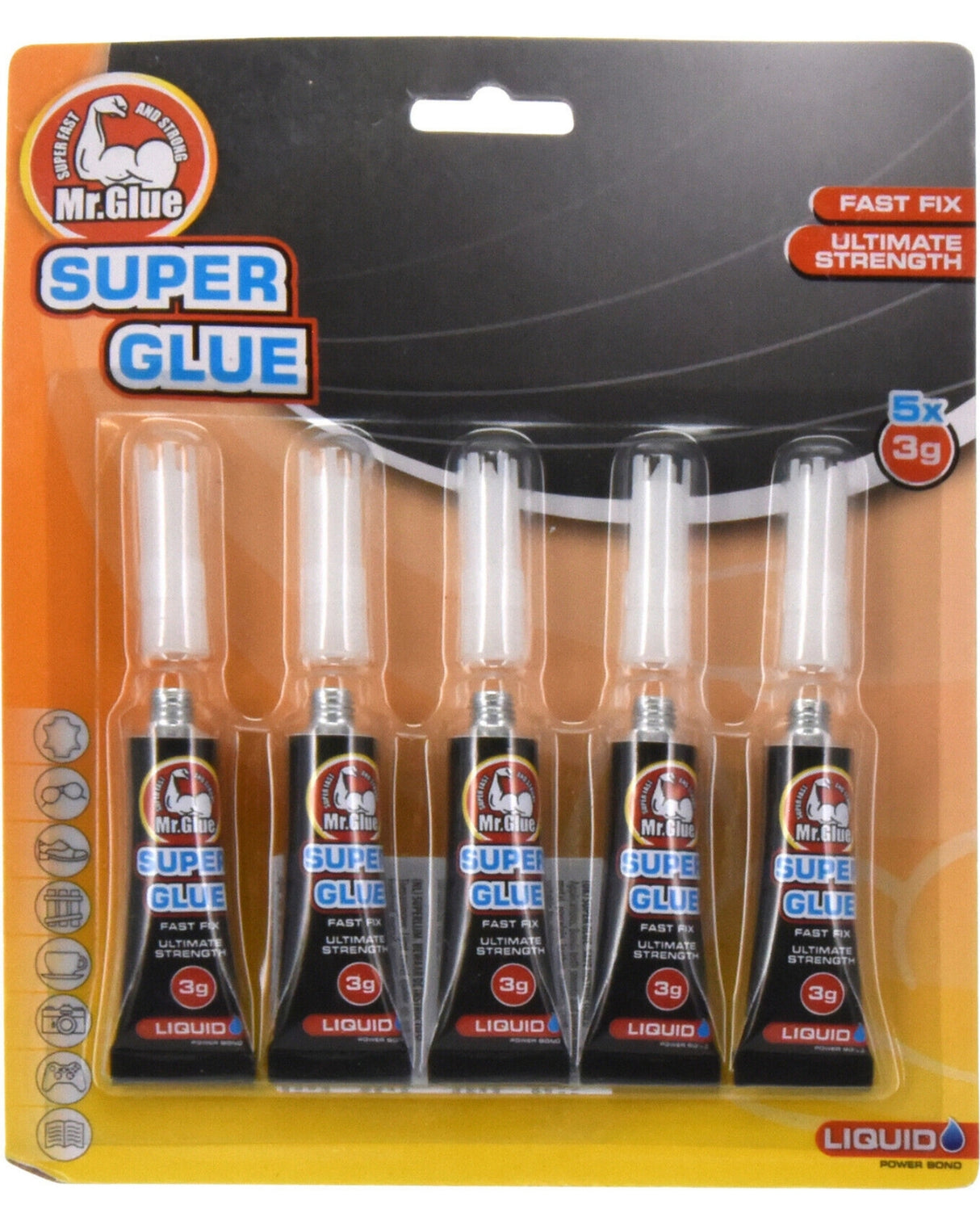 Super glue 5x3 gr