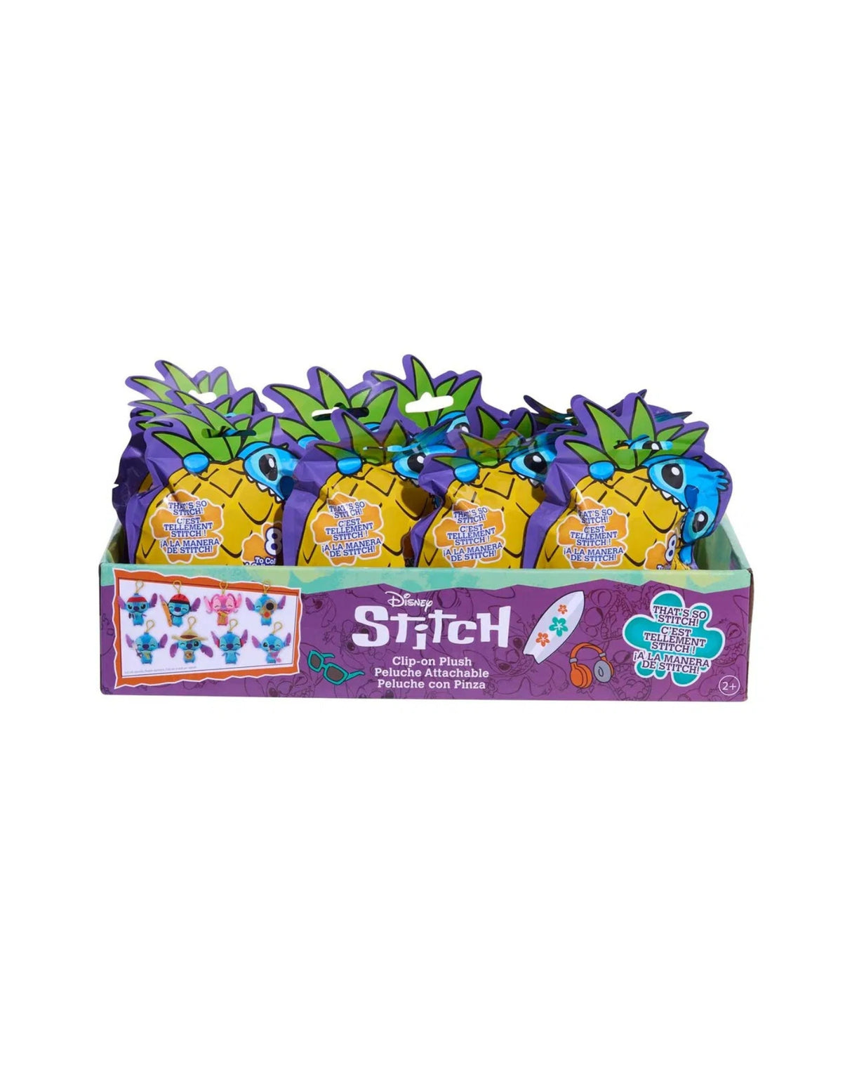 Disney Stitch Movie Clip-on Plush 9 cm