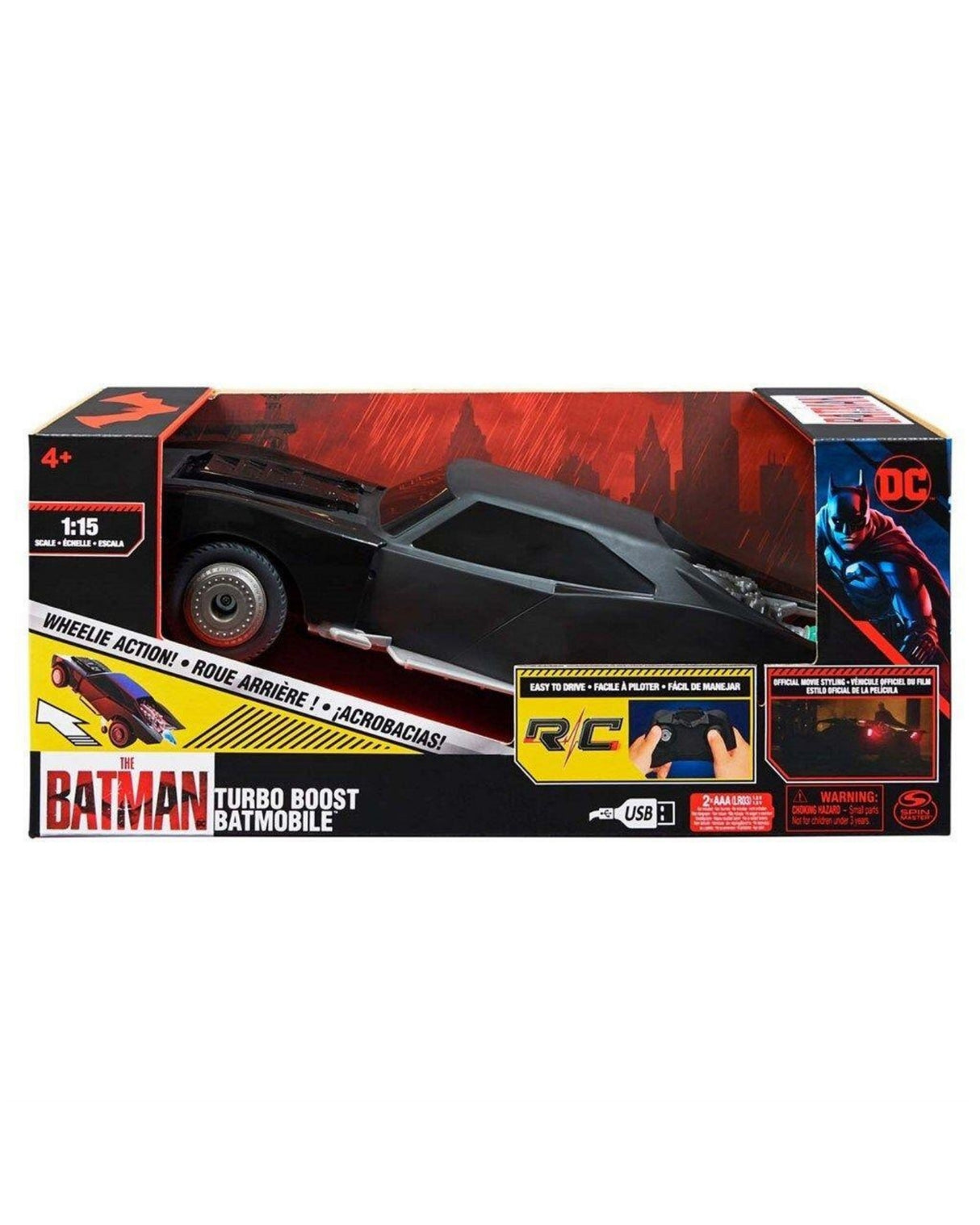 Batman Movie RC Turbo Boost Batmobile