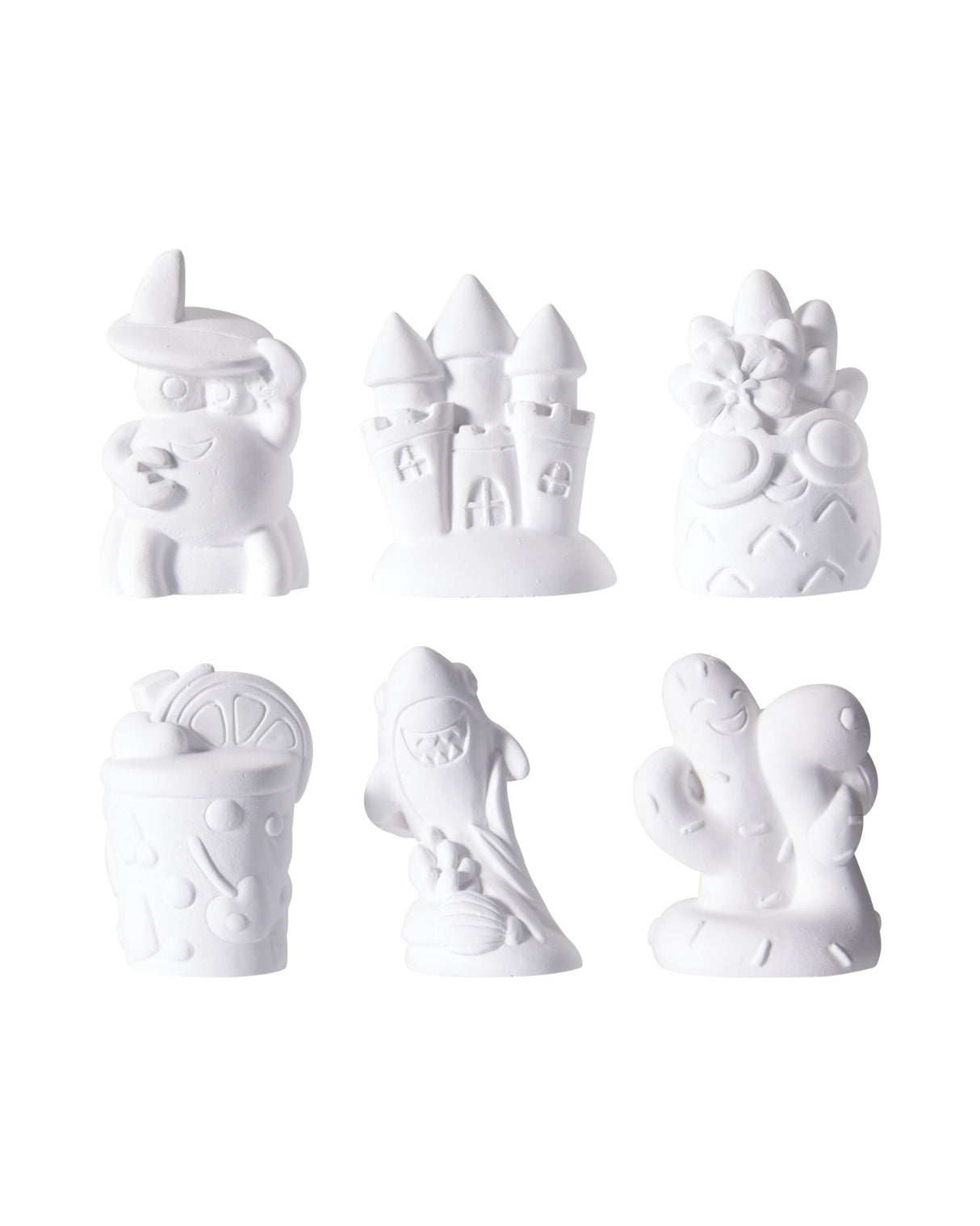 Malesæt – Gipsfigurer, 13 Dele