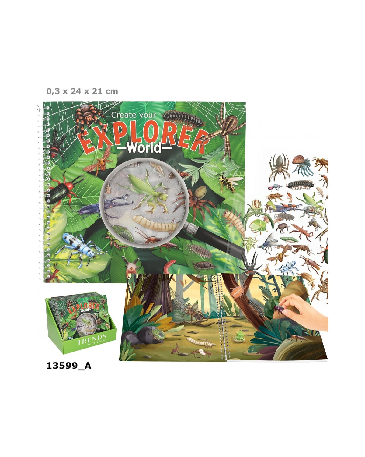 Create your Zoo Activity Book with stickers