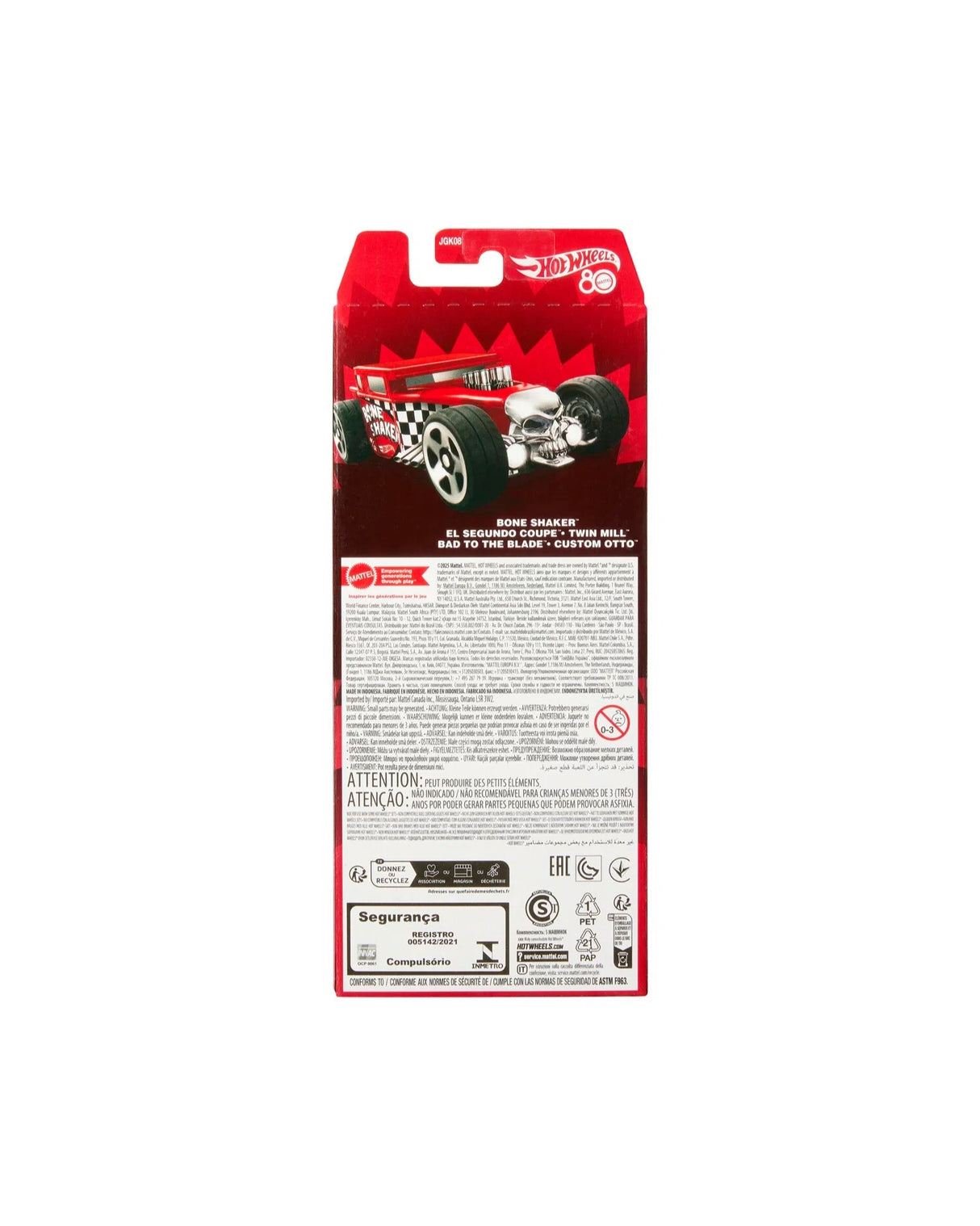 Hot Wheels Basics Mattel 80th 5 Pack