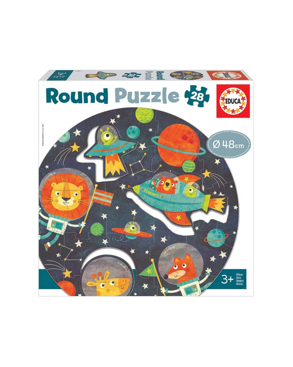 Educa Round Puzzle, The Space